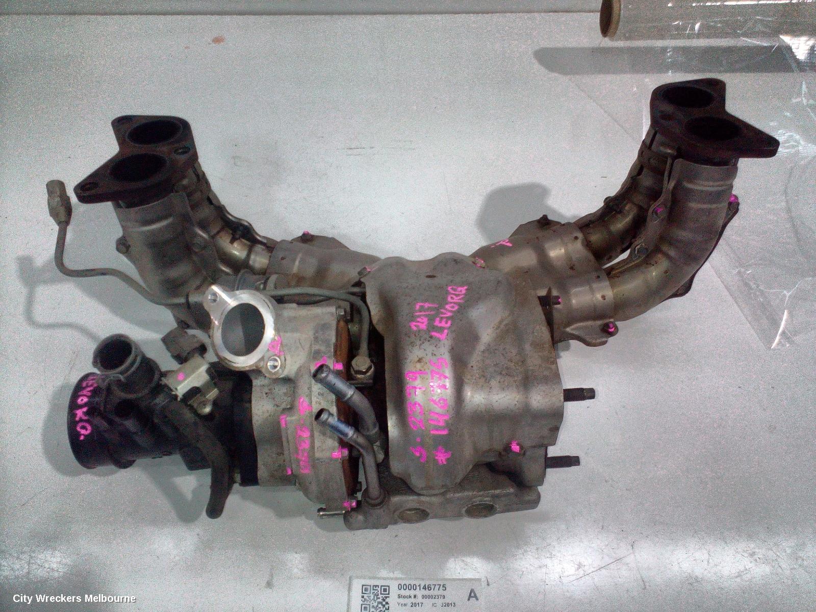 SUBARU LEVORG TURBO SUPERCHARGER, PETROL, 2.0, V1, P/N #14411AA881, 05/2016 - 12/2020