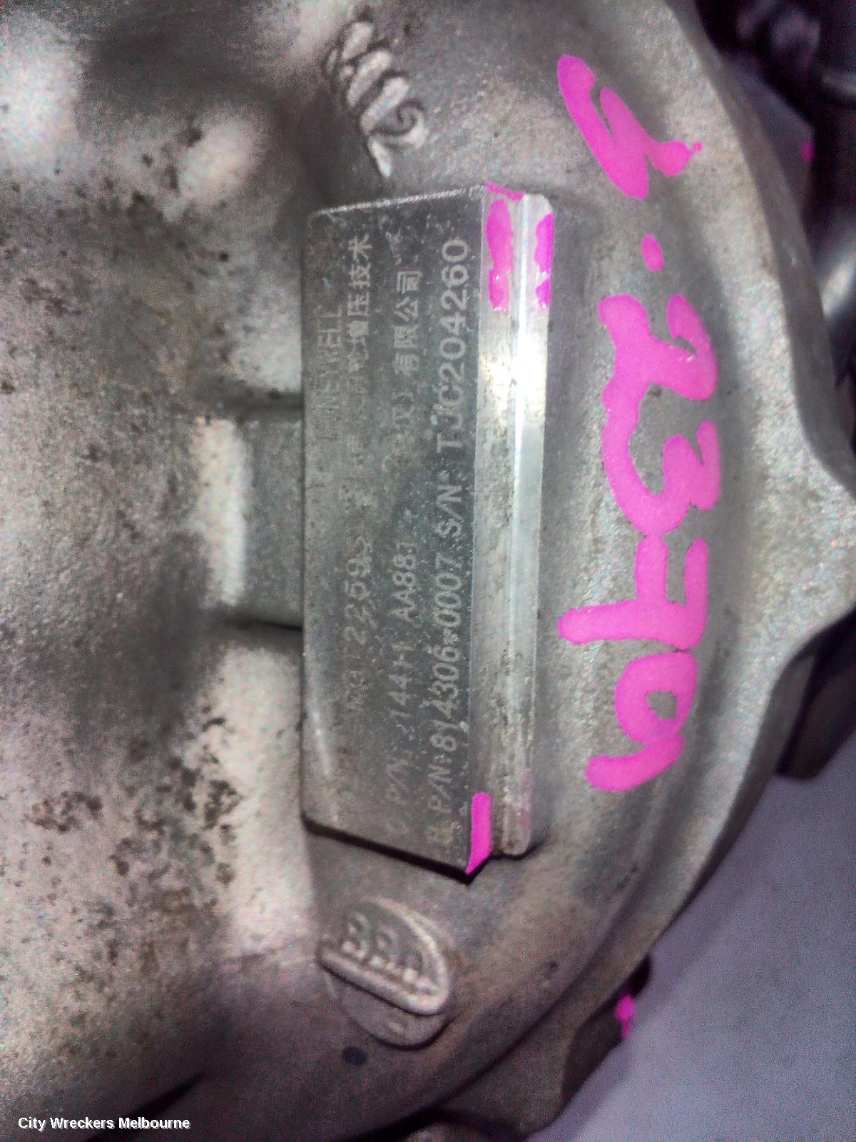 SUBARU LEVORG TURBO SUPERCHARGER, PETROL, 2.0, V1, P/N #14411AA881, 05/2016 - 12/2020