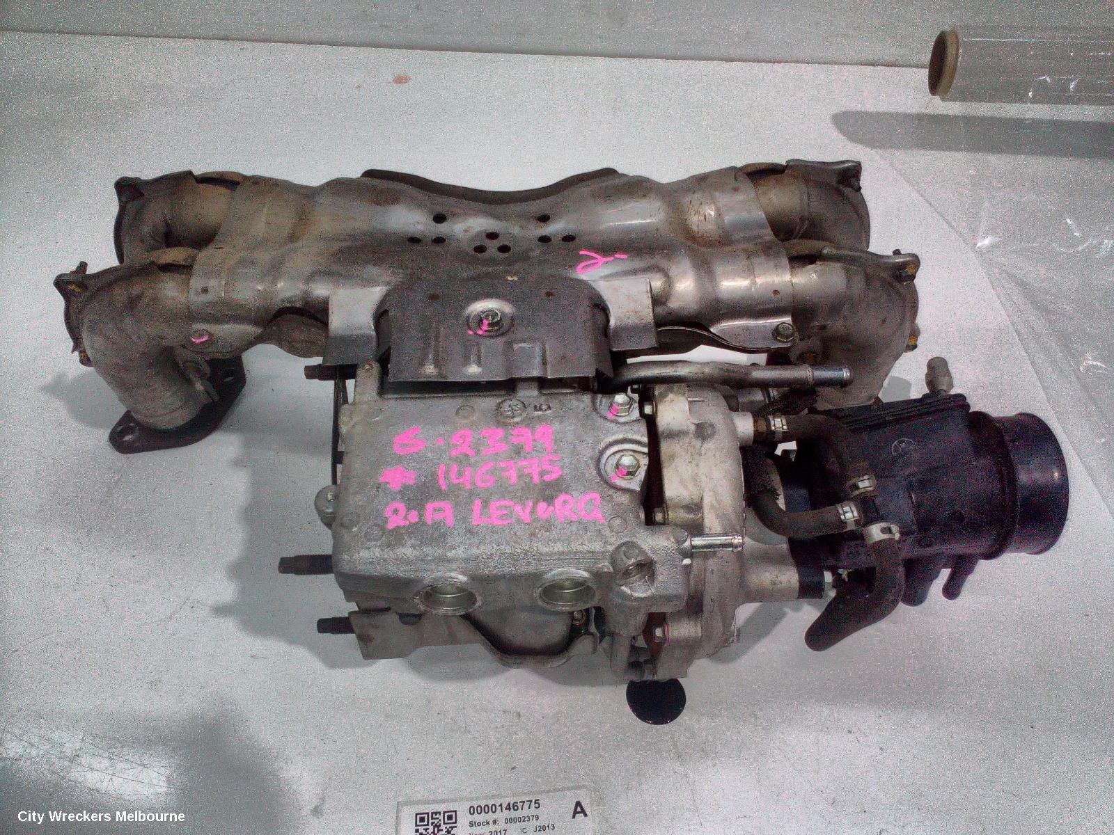 SUBARU LEVORG TURBO SUPERCHARGER, PETROL, 2.0, V1, P/N #14411AA881, 05/2016 - 12/2020