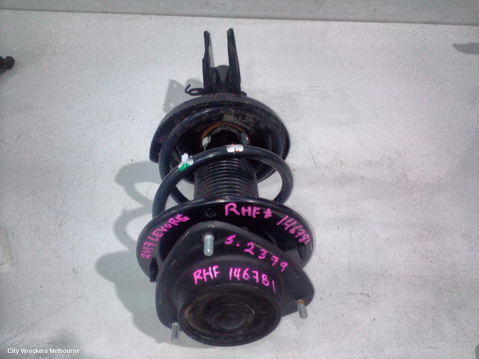 SUBARU LEVORG RIGHT FRONT STRUT, V1, 05/2016 - 12/2020