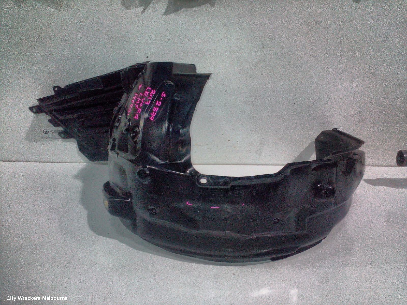 SUBARU LEVORG LEFT GUARD LINER, V1, 05/2016 - 12/2020