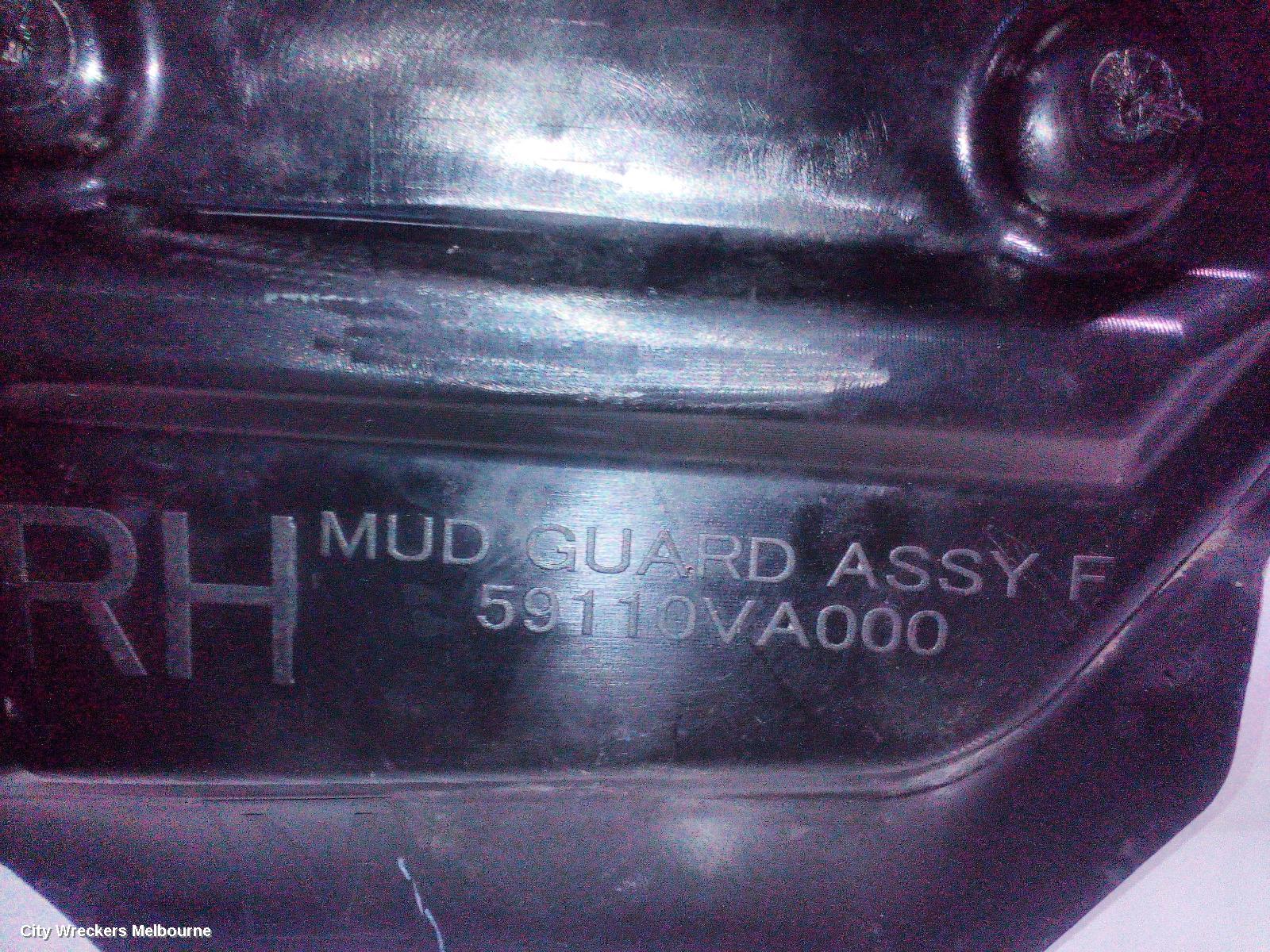 SUBARU LEVORG RIGHT GUARD LINER, V1, 05/2016 - 12/2020