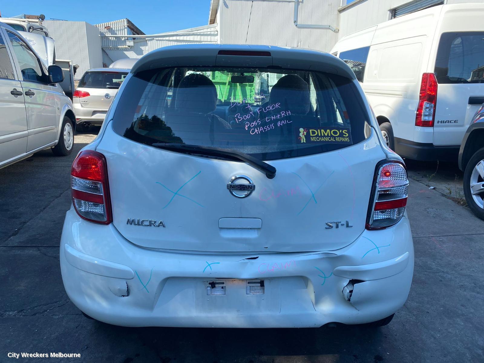 NISSAN MICRA RIGHT GUARD LINER, K13, 12/2012 - 03/2015