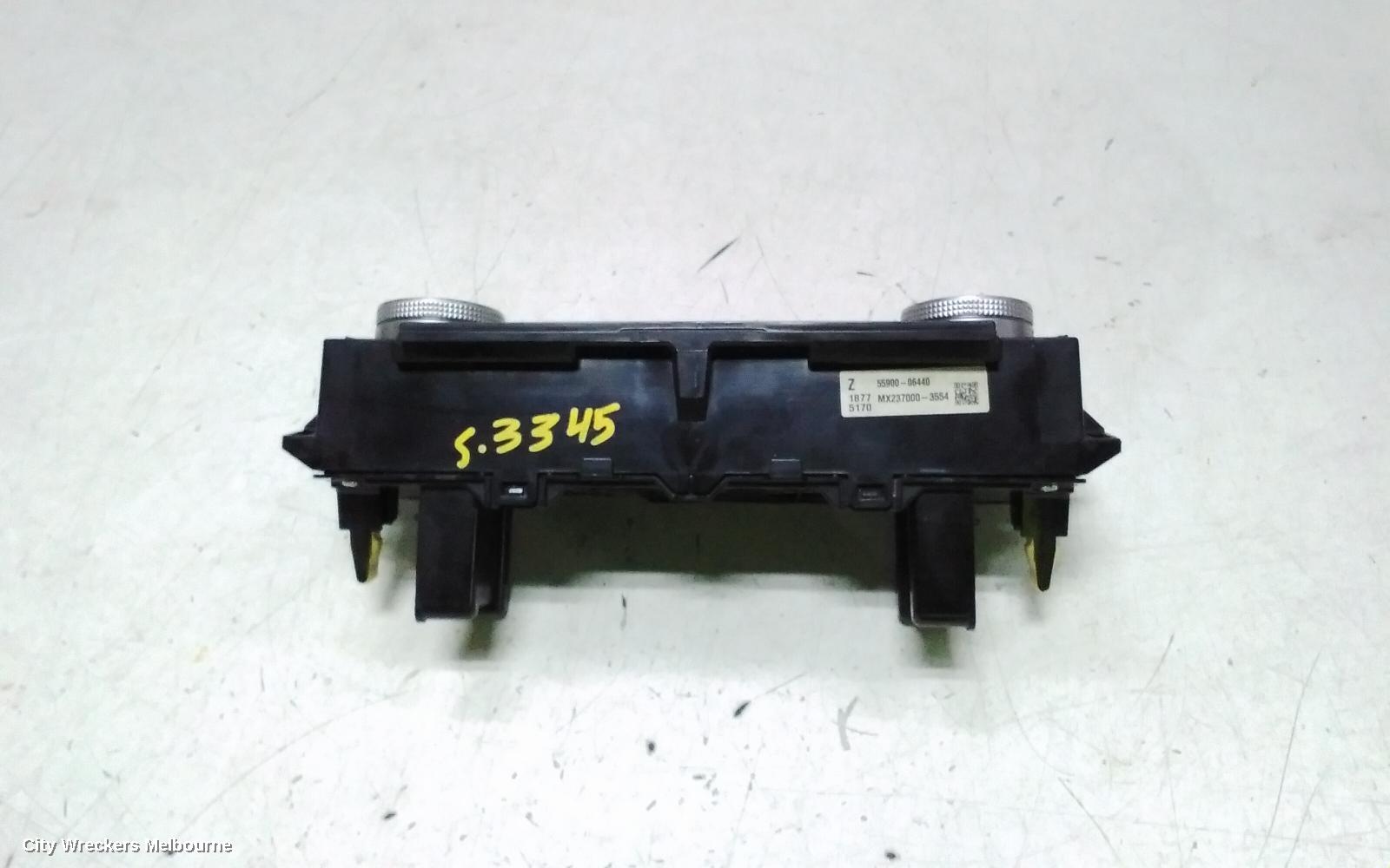 TOYOTA CAMRY HEATER/AC CONTROLS, ASV50/AVV50, CLIMATE CONTROL TYPE, 11/2011 - 10/2017
