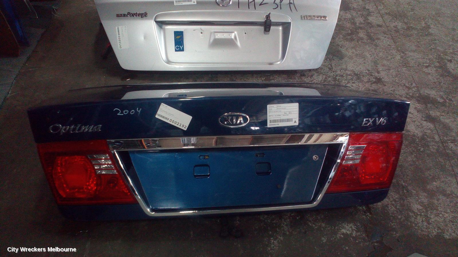 KIA OPTIMA BOOTLID/TAILGATE, BOOTLID, GD, 06/2001 - 07/2006