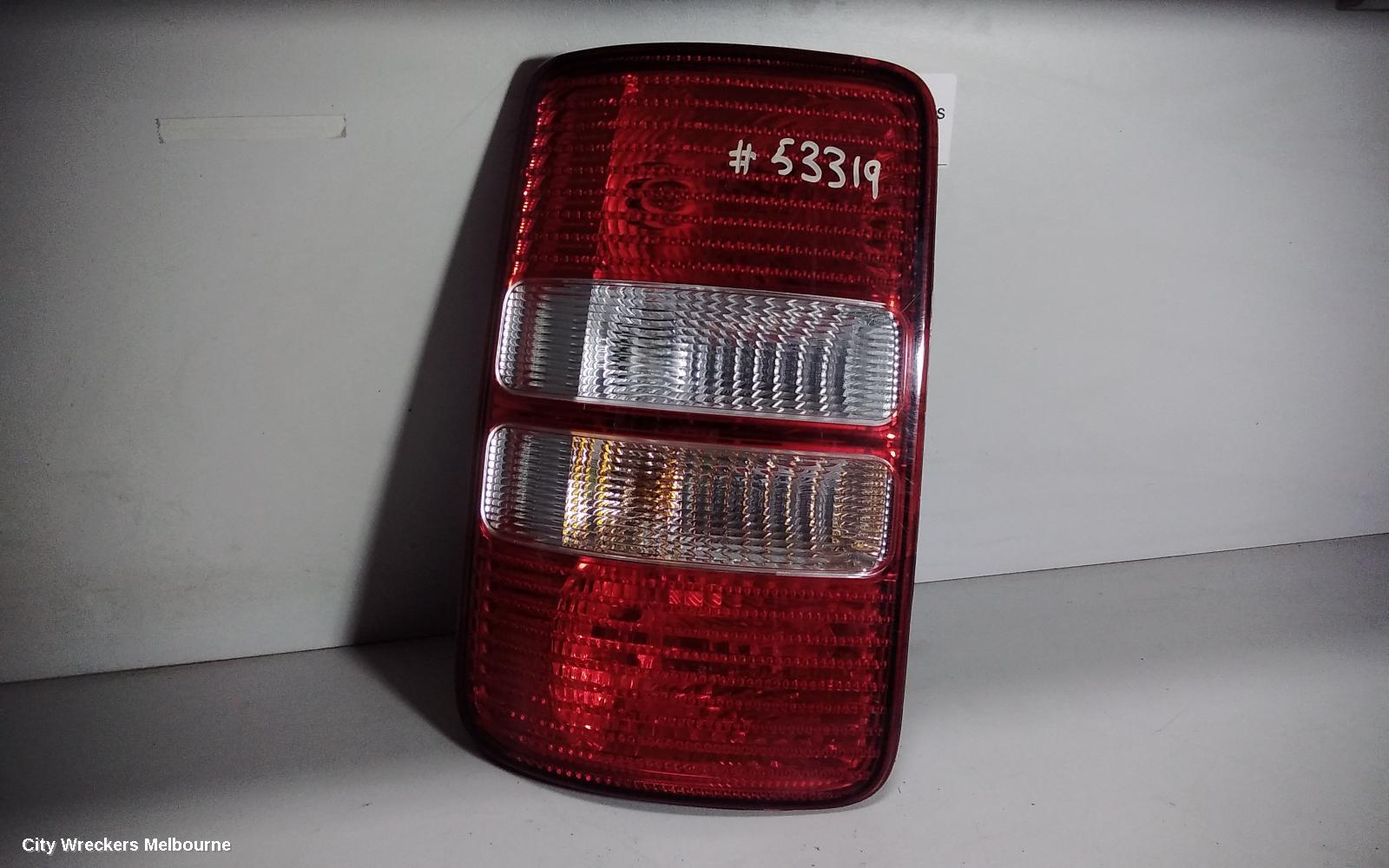 VOLKSWAGEN CADDY LEFT TAILLIGHT, 2K, 08/2010 - 06/2015