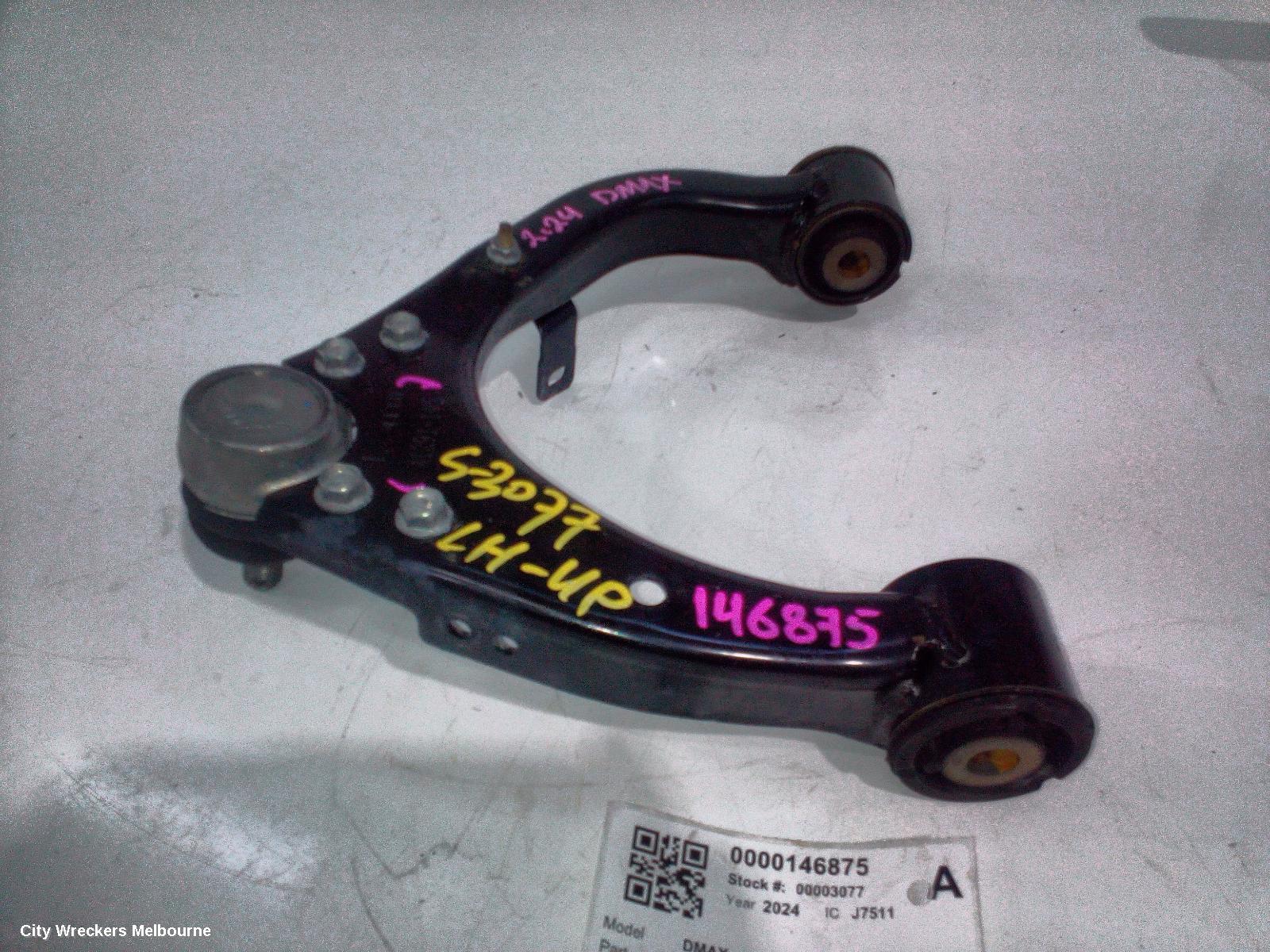 ISUZU DMAX LEFT FRONT UPPER CONTROL ARM, RG, 07/2020 ONWARDS