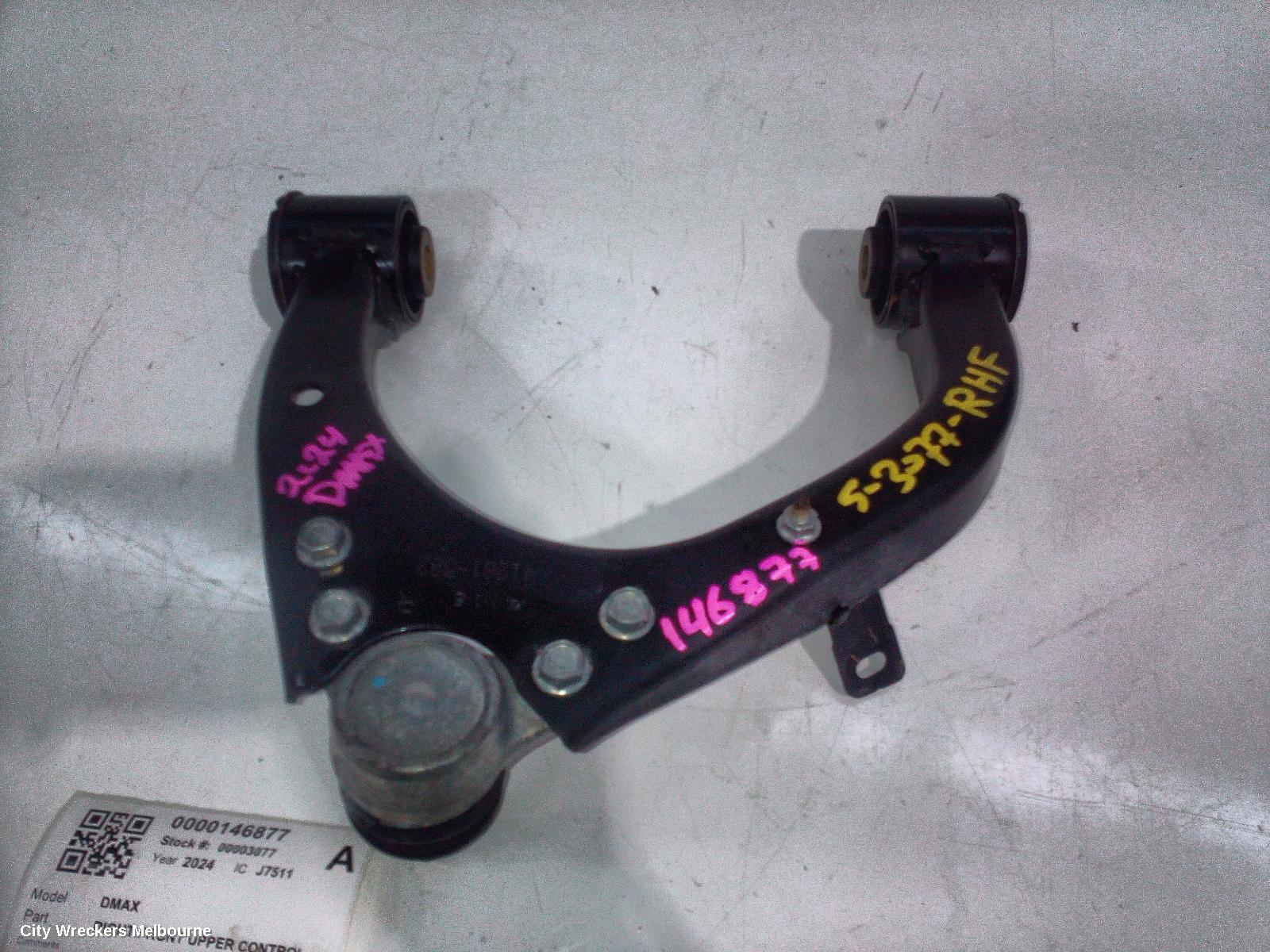 ISUZU DMAX RIGHT FRONT UPPER CONTROL ARM, RG, 07/2020 ONWARDS