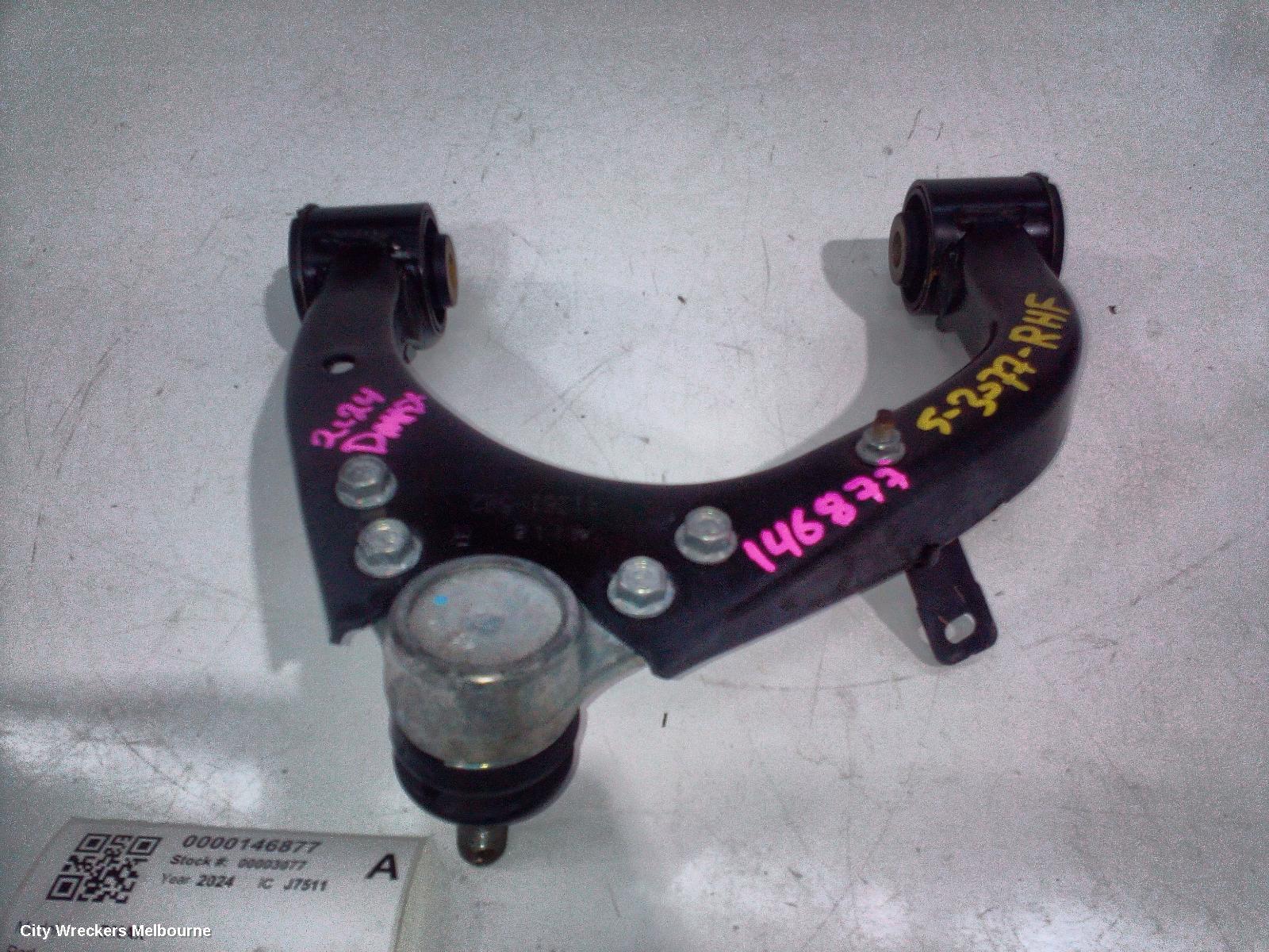 ISUZU DMAX RIGHT FRONT UPPER CONTROL ARM, RG, 07/2020 ONWARDS