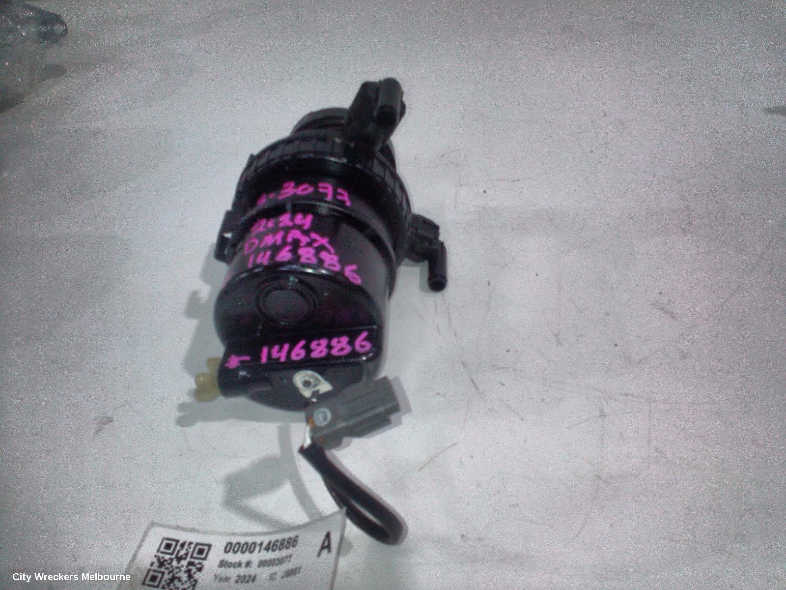 ISUZU DMAX FUEL FILTER HOUSING, RG, HAND PRIMER PUMP, DIESEL, 1.9, RZ4E-TC, 07/2021 ONWARDS
