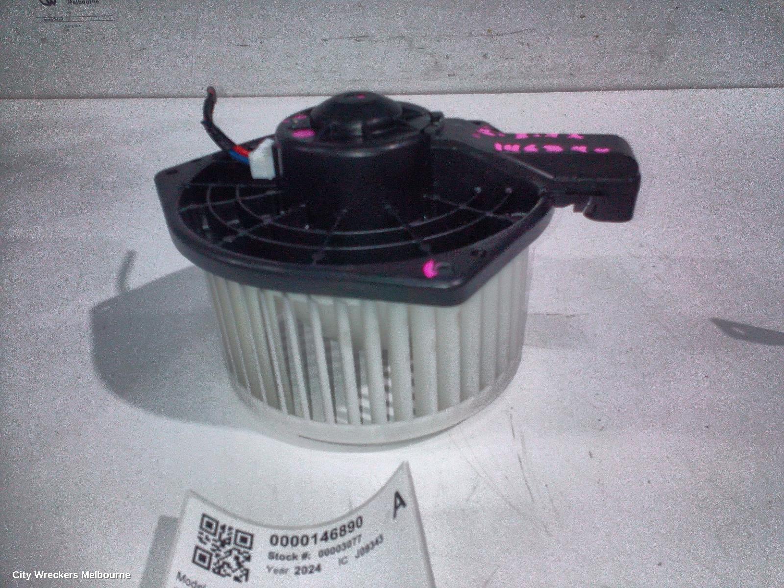 ISUZU DMAX HEATER FAN MOTOR, NON CLIMATE CONTROL TYPE, RG, 07/2020 ONWARDS