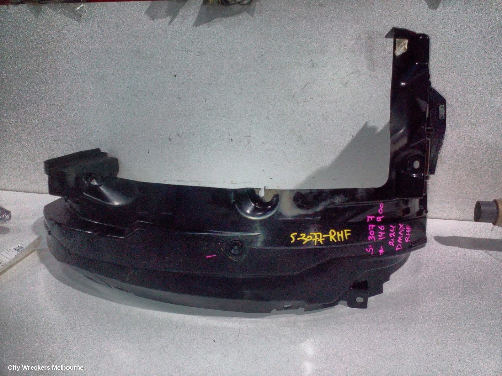 ISUZU DMAX RIGHT GUARD LINER, RG, FRONT, 07/2020 ONWARDS