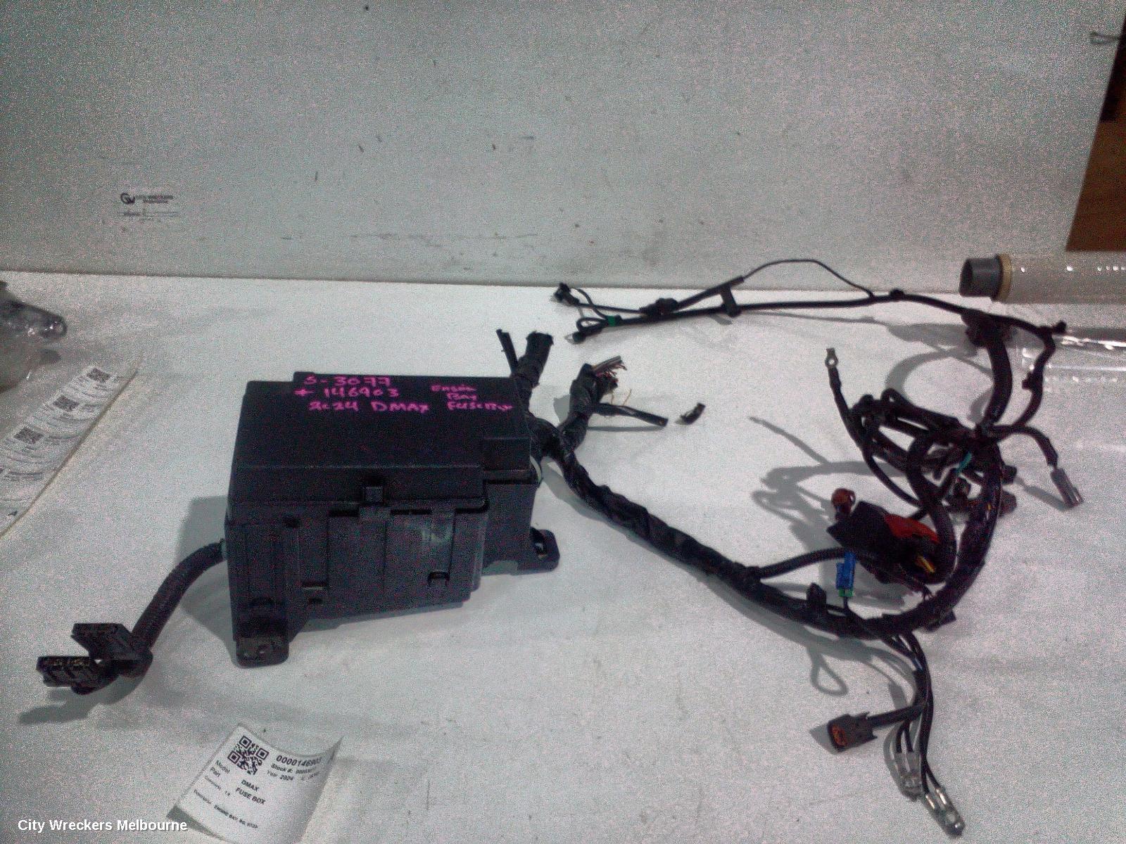 ISUZU DMAX FUSE BOX, ENGINE BAY, RG, 07/2020 ONWARDS