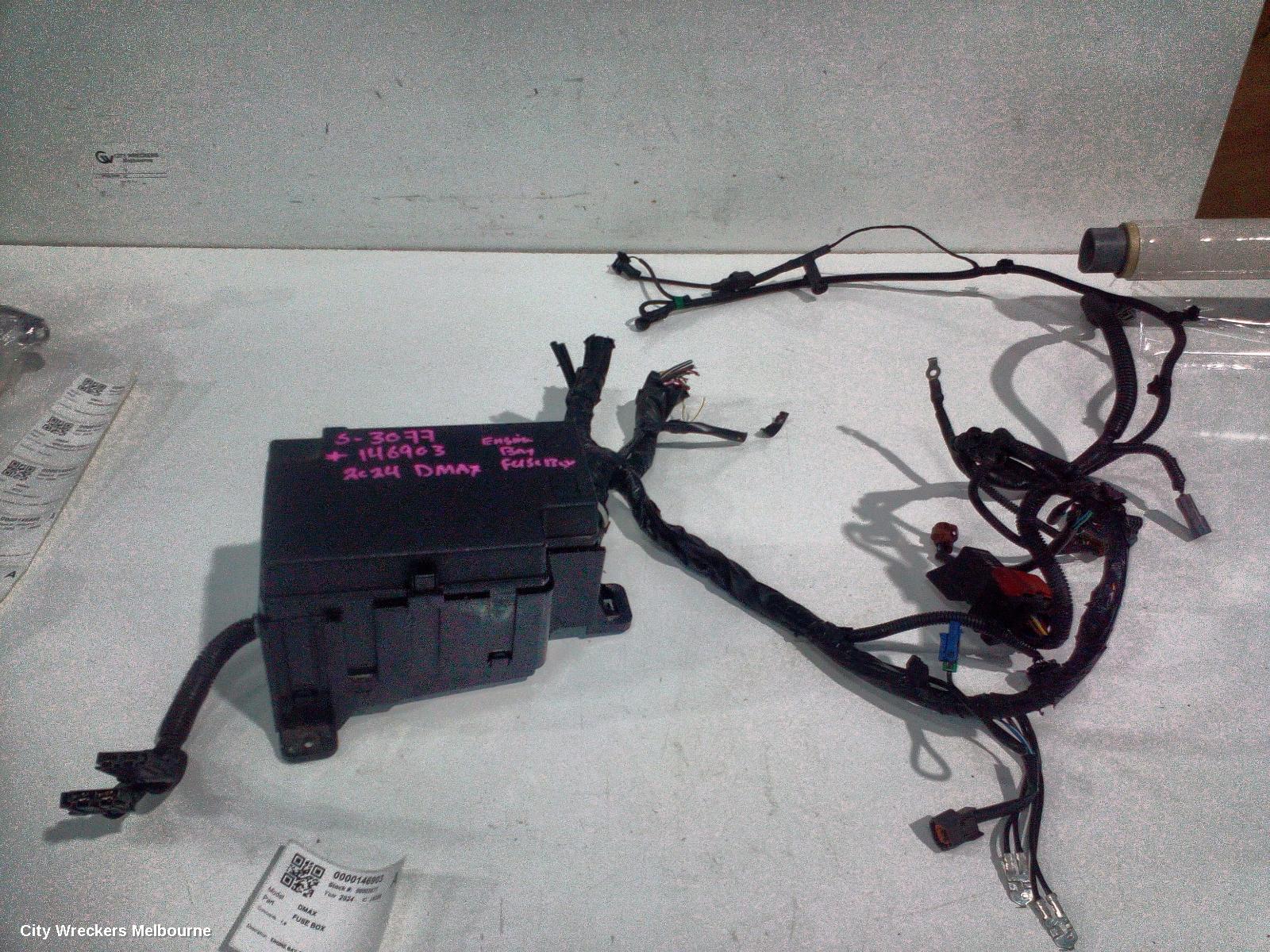 ISUZU DMAX FUSE BOX, ENGINE BAY, RG, 07/2020 ONWARDS