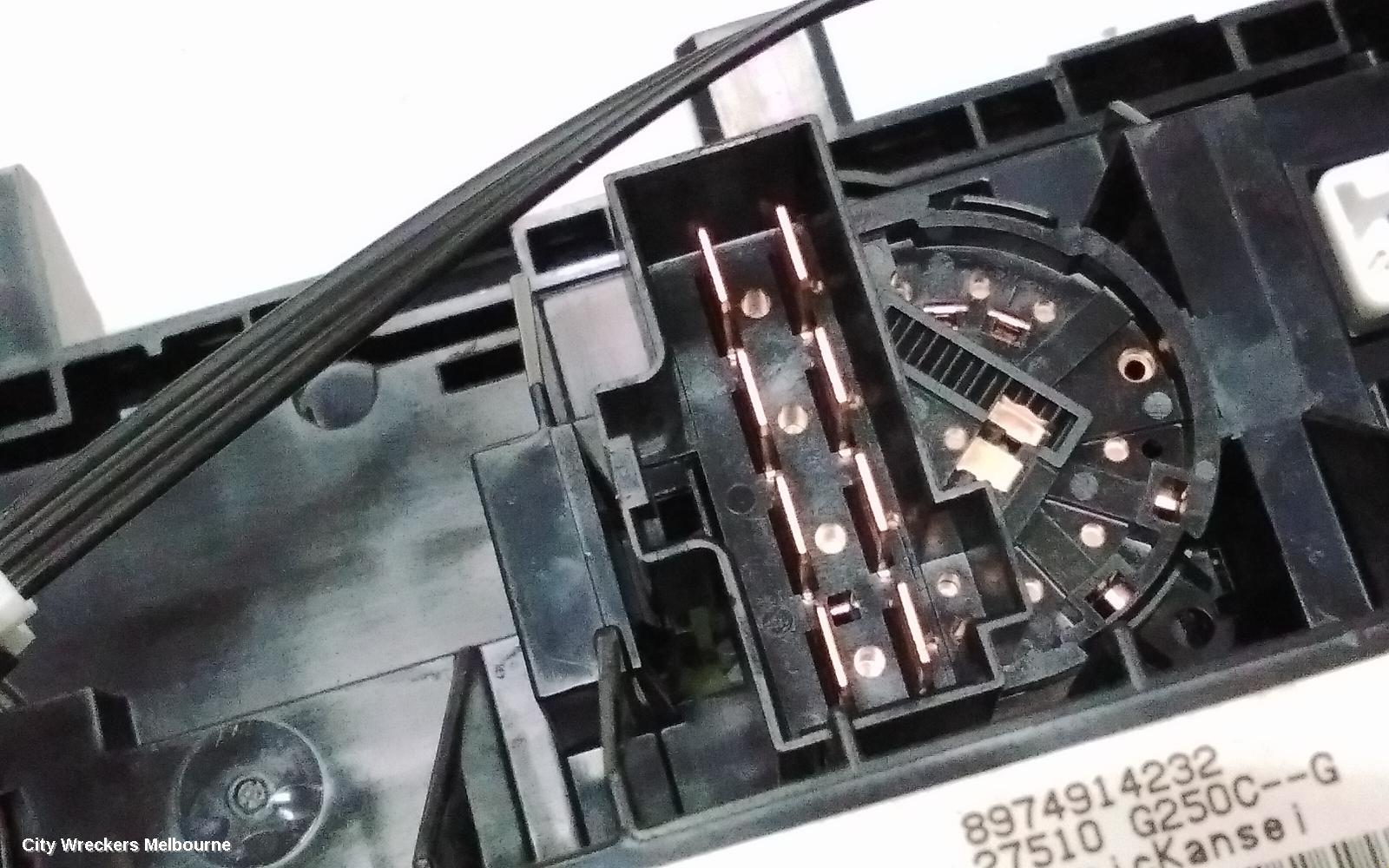 ISUZU DMAX HEATER/AC CONTROLS, NON CLIMATE CONTROL, W/ DEMIST TYPE (EXTRA/DUAL CAB), RG, 07/2020 ONWARDS