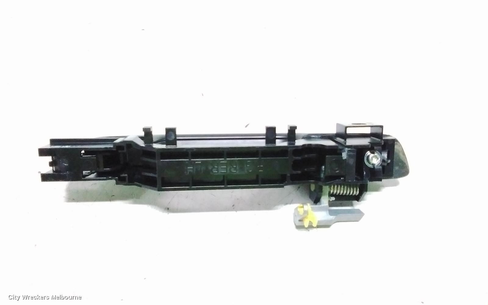 ISUZU DMAX DOOR HANDLE, LH REAR, OUTER, BLACK, RG, 07/2020 ONWARDS