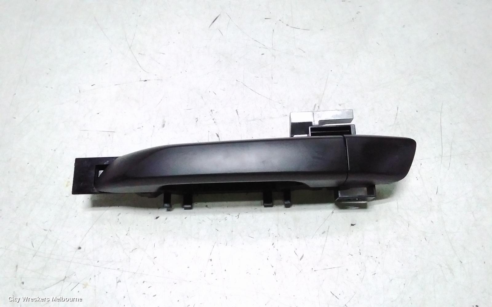 ISUZU DMAX DOOR HANDLE, LH REAR, OUTER, BLACK, RG, 07/2020 ONWARDS