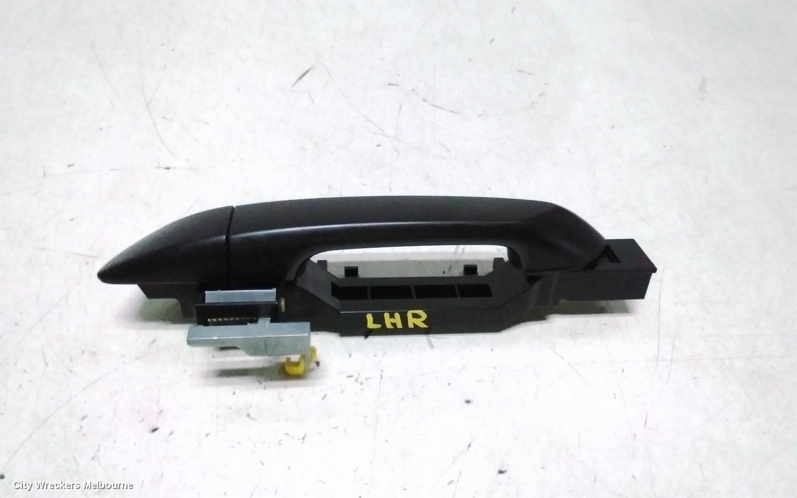 ISUZU DMAX DOOR HANDLE, LH REAR, OUTER, BLACK, RG, 07/2020 ONWARDS