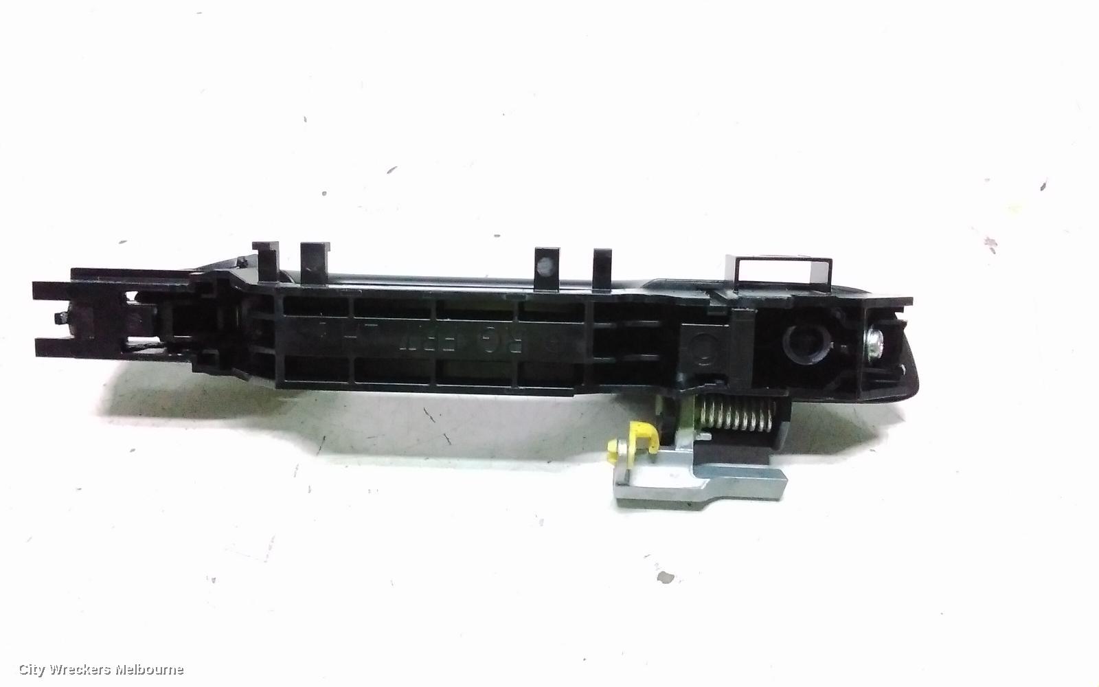 ISUZU DMAX DOOR HANDLE, LH FRONT, OUTER, BLACK, RG, 07/2020 ONWARDS