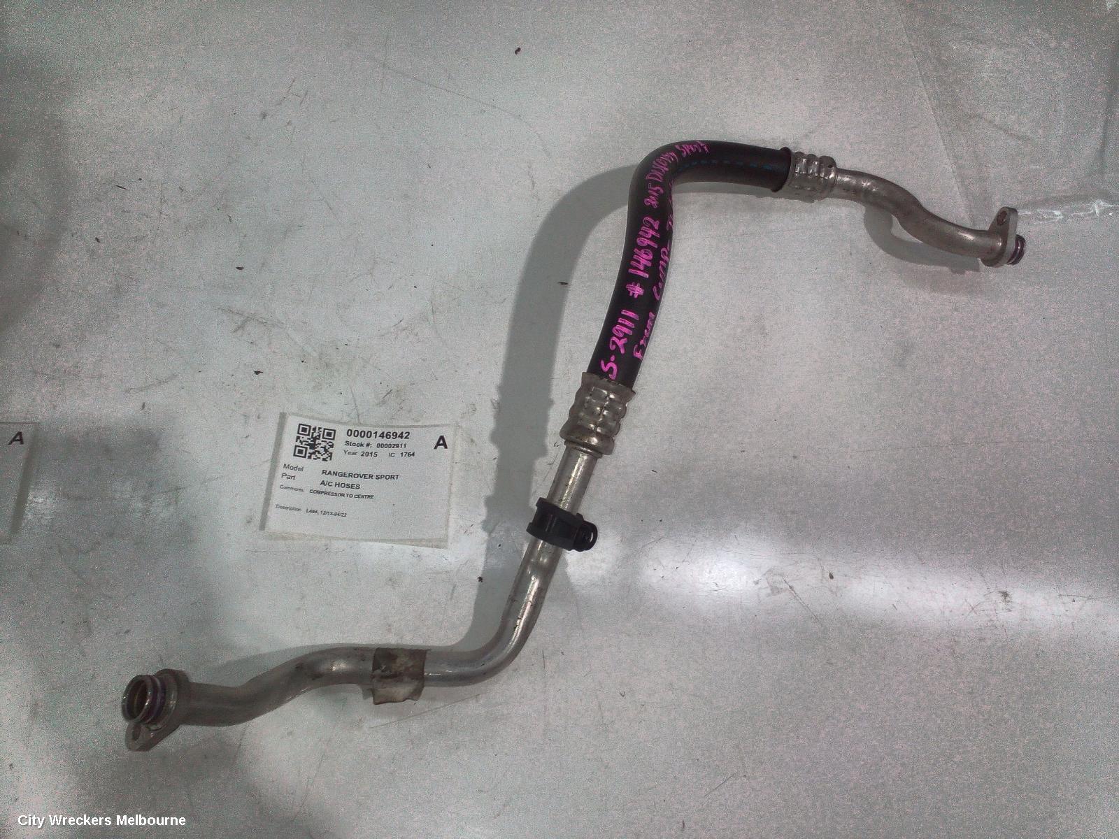 LAND ROVER RANGEROVER SPORT A/C HOSES, L494, 12/2013 - 04/2022