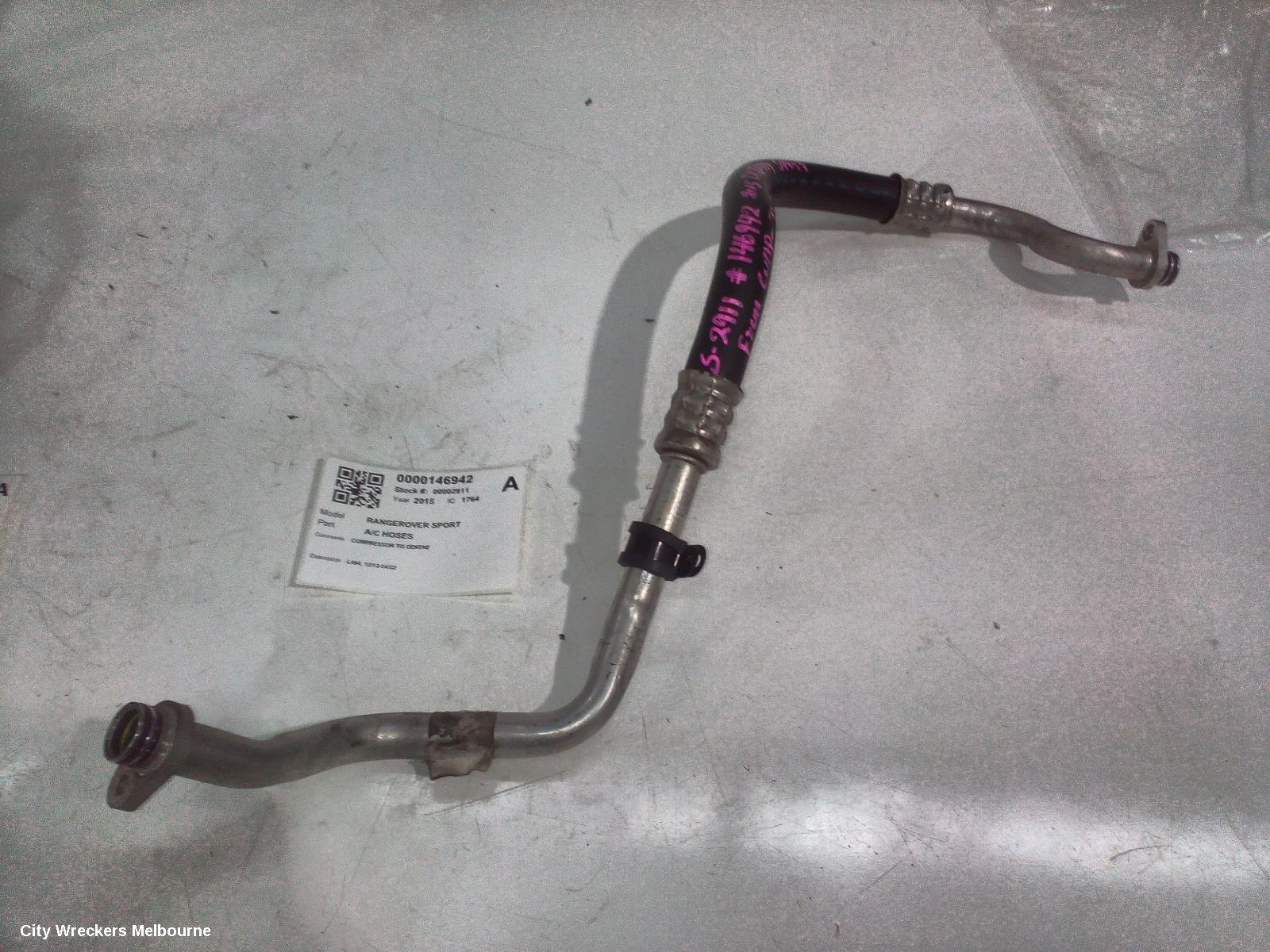 LAND ROVER RANGEROVER SPORT A/C HOSES, L494, 12/2013 - 04/2022