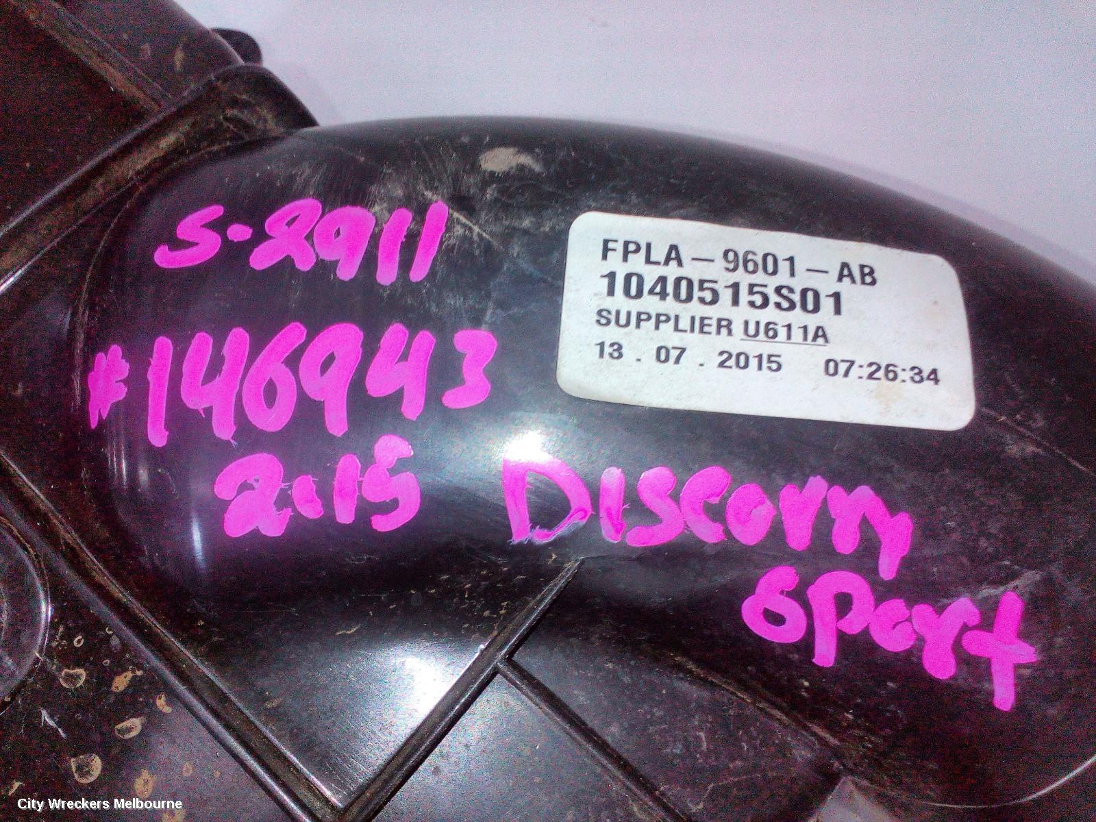 LAND ROVER RANGEROVER SPORT AIR CLEANER/BOX, L494, AIR CLEANER, DIESEL, 3.0, SINGLE TURBO, 12/2014 - 04/2022
