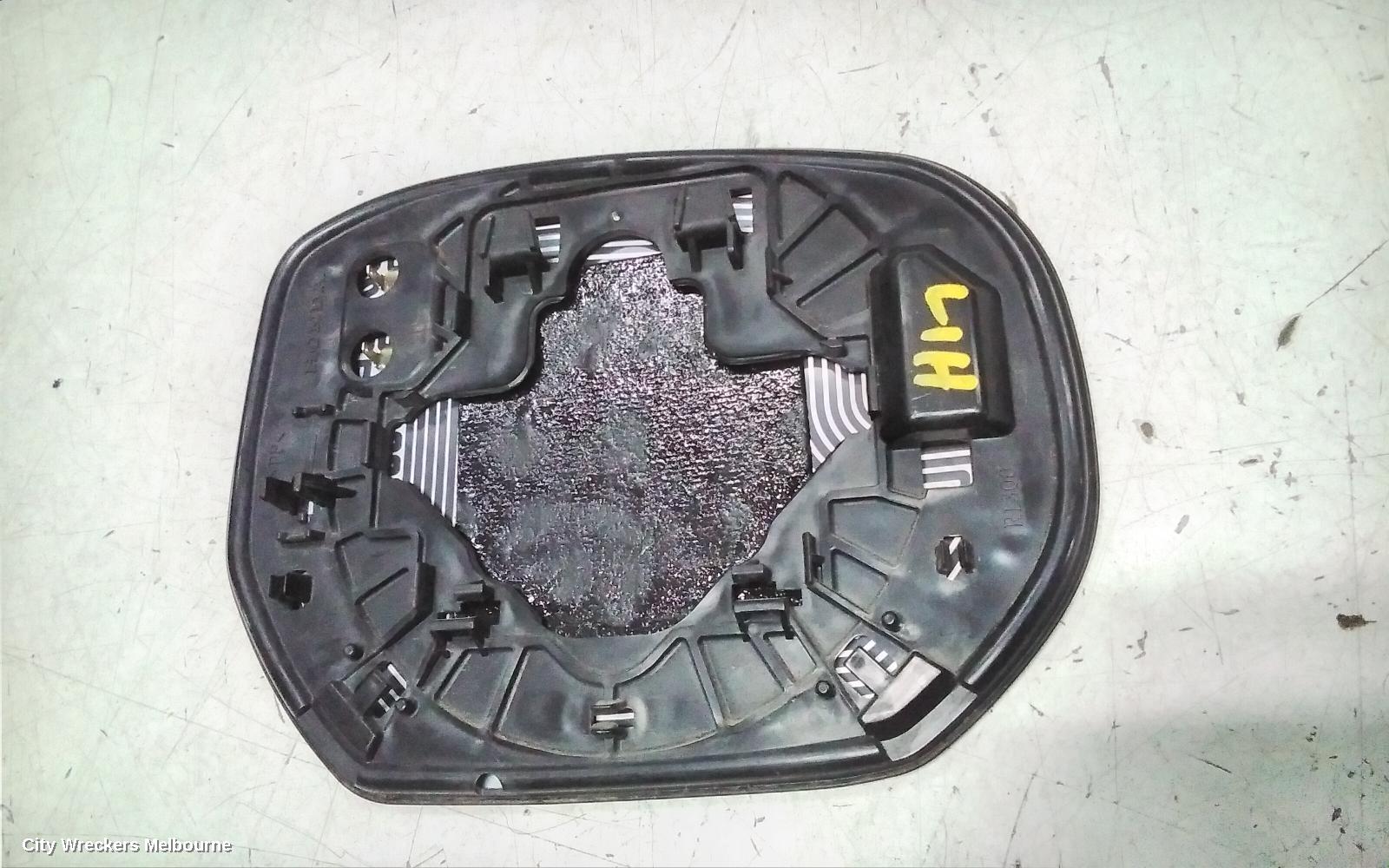 HONDA ODYSSEY LEFT DOOR MIRROR, RC1, POWER FOLD, COLOUR CODED, NON CAMERA & NON BLIND SPOT TYPE, 02/2014 - 03/2022