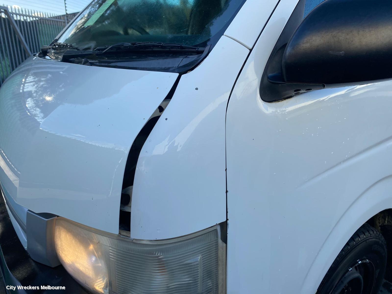 TOYOTA HIACE RIGHT GUARD, TRH/KDH, CORNER PANEL, 03/2005 - 04/2019