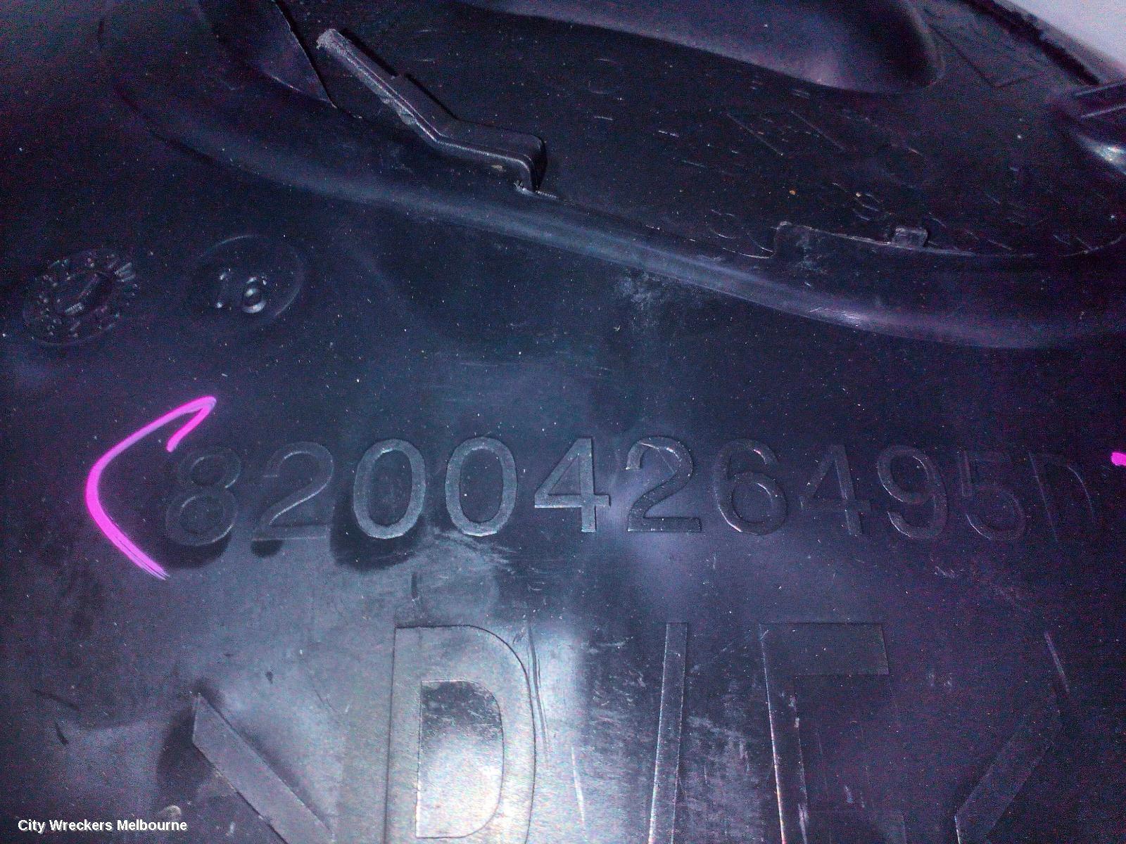 RENAULT KANGOO RIGHT GUARD LINER, X61, 09/2013 - 02/2022