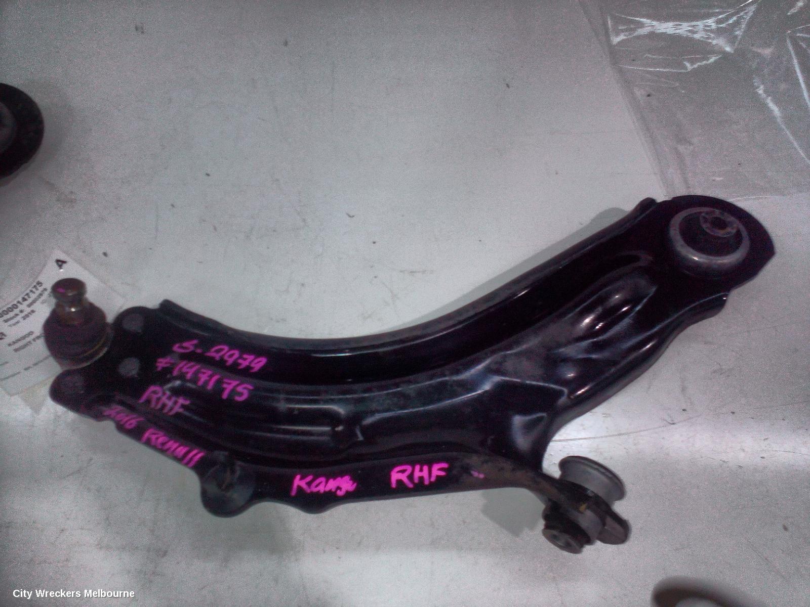 RENAULT KANGOO RIGHT FRONT LOWER CONTROL ARM, X61, 09/2013 - 02/2022