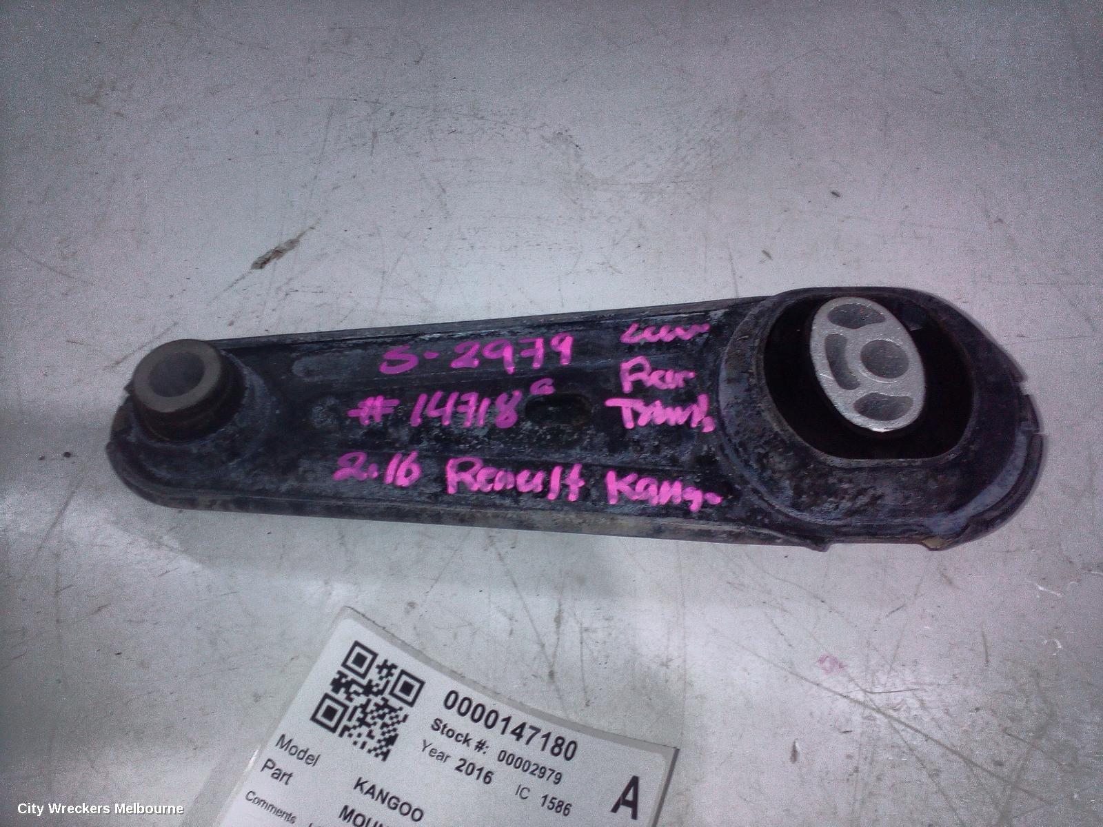 RENAULT KANGOO MOUNT, X61, 10/2010 - 02/2022