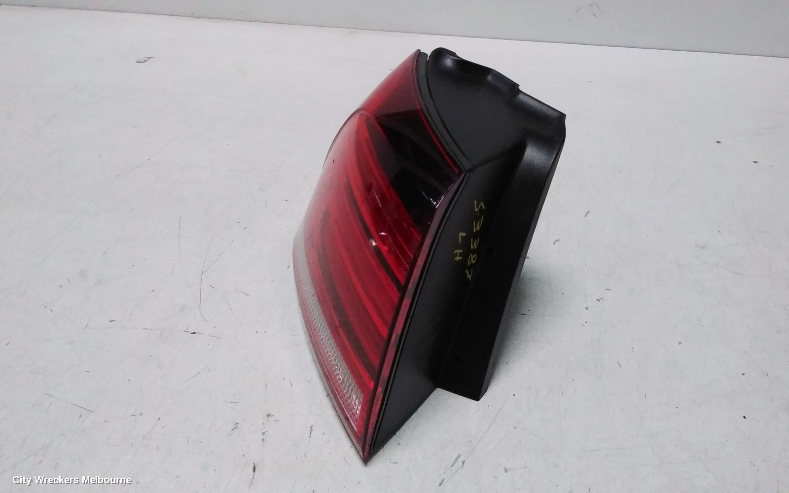 VOLKSWAGEN GOLF LEFT TAILLIGHT, GEN 7, HATCH, STANDARD/GTI/R-LINE, LED TYPE, 03/2017 - 08/2020