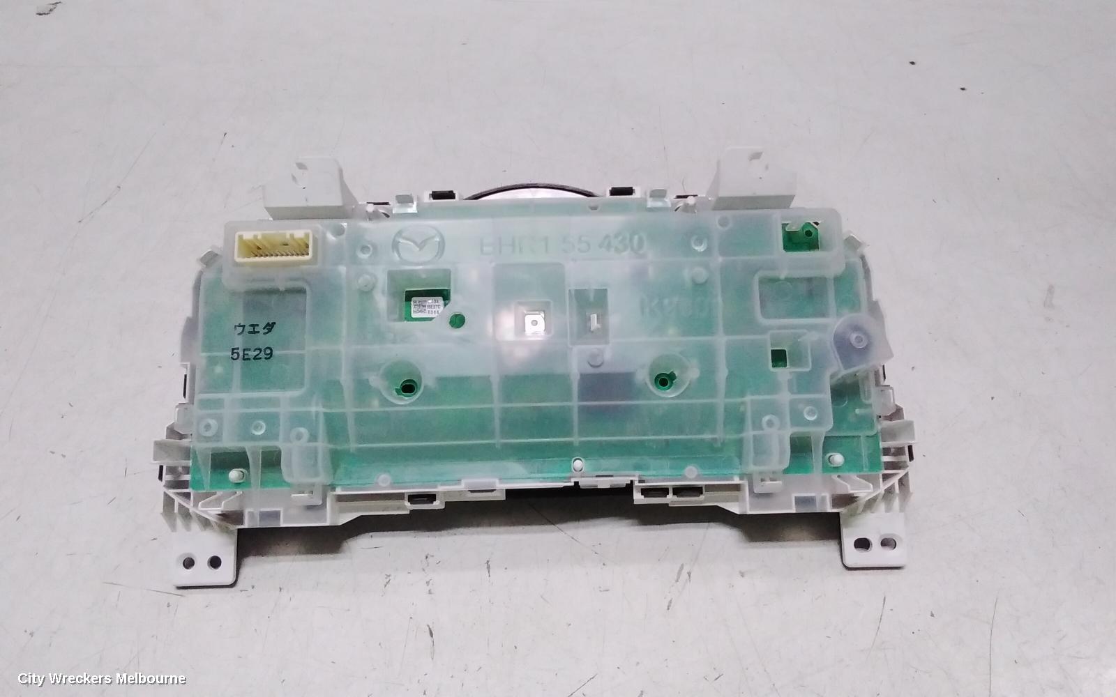 MAZDA 3 INSTRUMENT CLUSTER, INSTRUMENT CLUSTER, AUTO T/M, MAXX/NEO/SP25/TOURING, BM, 11/2013 - 05/2016