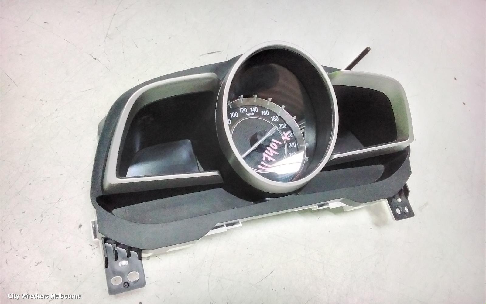 MAZDA 3 INSTRUMENT CLUSTER, INSTRUMENT CLUSTER, AUTO T/M, MAXX/NEO/SP25/TOURING, BM, 11/2013 - 05/2016