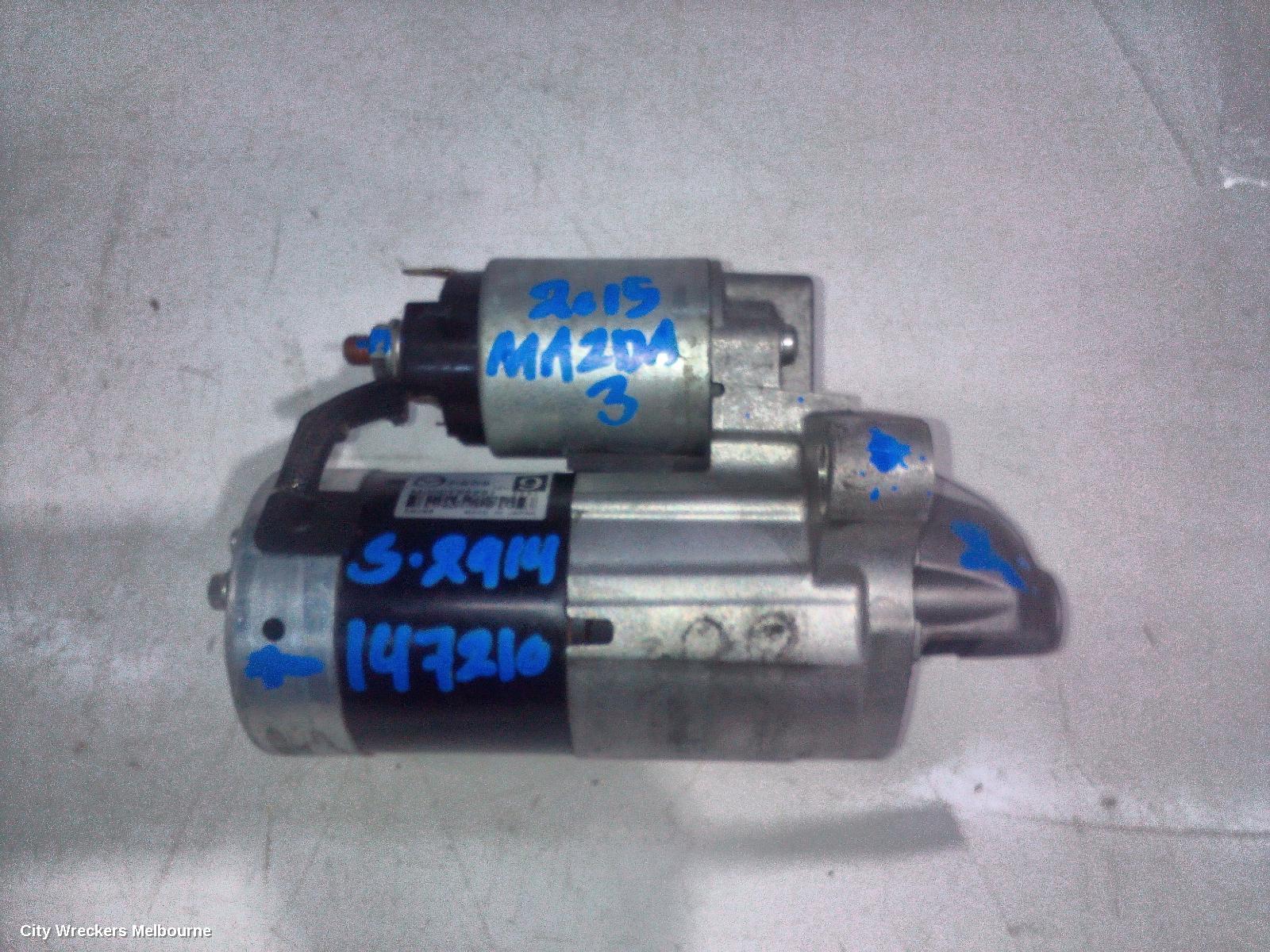 MAZDA 3 STARTER, PETROL, 2.0/2.5, BM-BN, 11/2013 - 02/2019