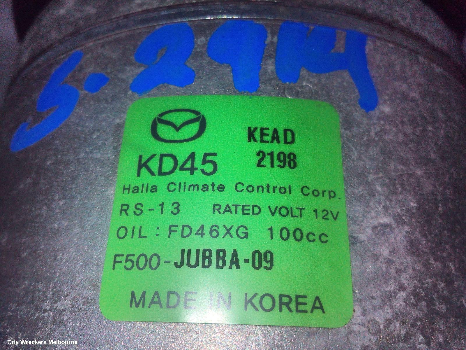 MAZDA 3 A/C COMPRESSOR, BM-BN, 11/2013 - 02/2019