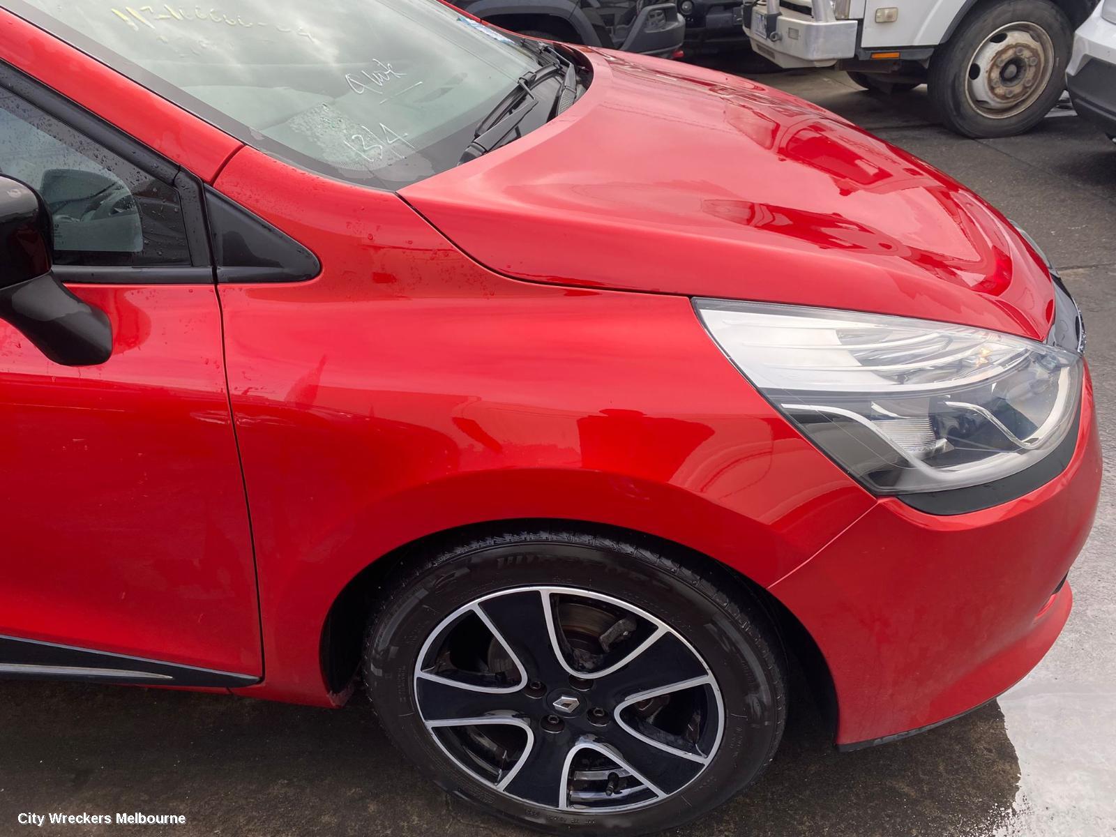 RENAULT CLIO REAR BUMPER, X98, AUTHENTIQUE/EXPRESSION, NON PARK SENSOR TYPE, 09/2013 - 07/2016