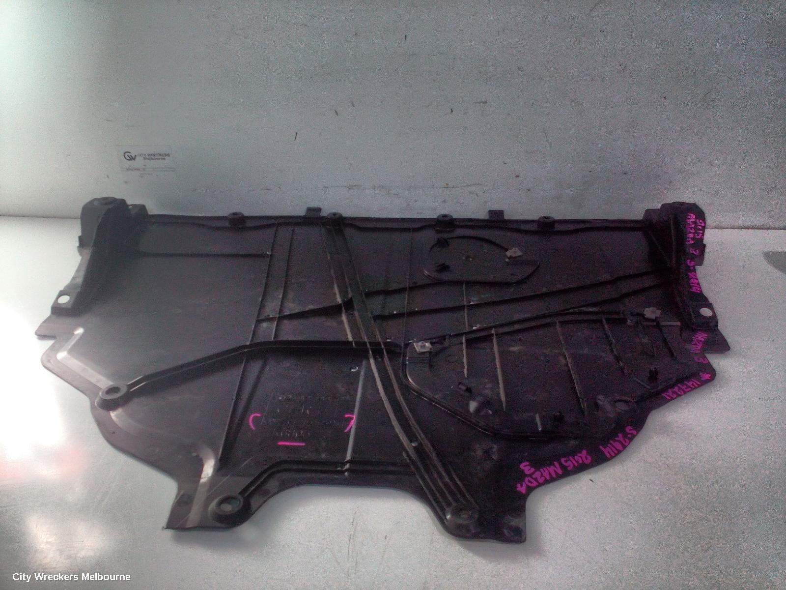 MAZDA 3 LOWER ENGINE SPLASH TRAY, MAIN, BM, 06/2013 - 05/2016