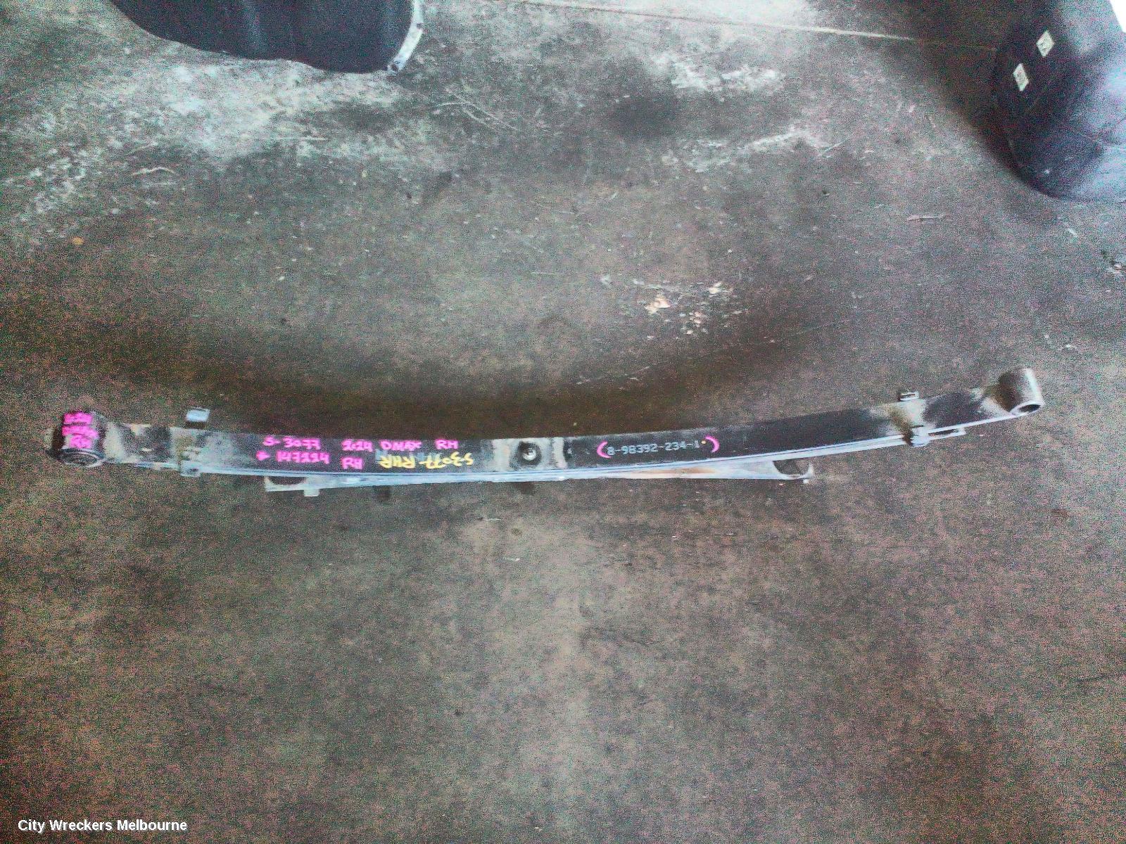 ISUZU DMAX REAR LEAF SPRING, RG, RH SIDE, STANDARD HEIGHT, 07/2020 ONWARDS