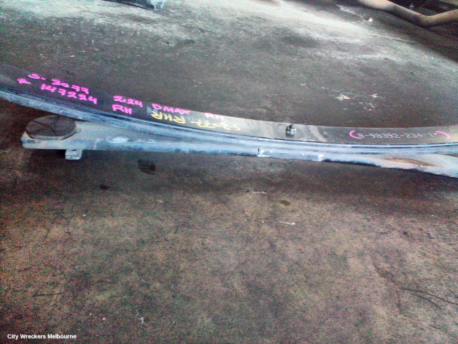 ISUZU DMAX REAR LEAF SPRING, RG, RH SIDE, STANDARD HEIGHT, 07/2020 ONWARDS