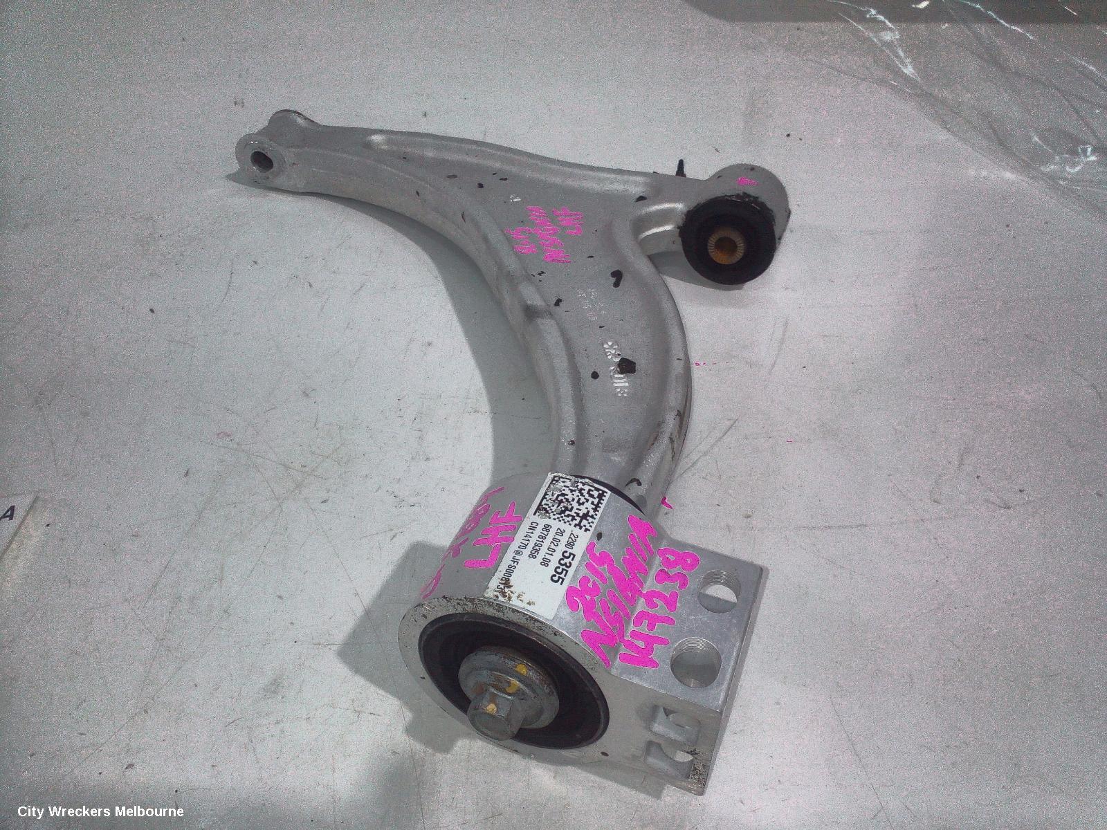 HOLDEN INSIGNIA LEFT FRONT LOWER CONTROL ARM, GA, 06/2015 - 01/2017