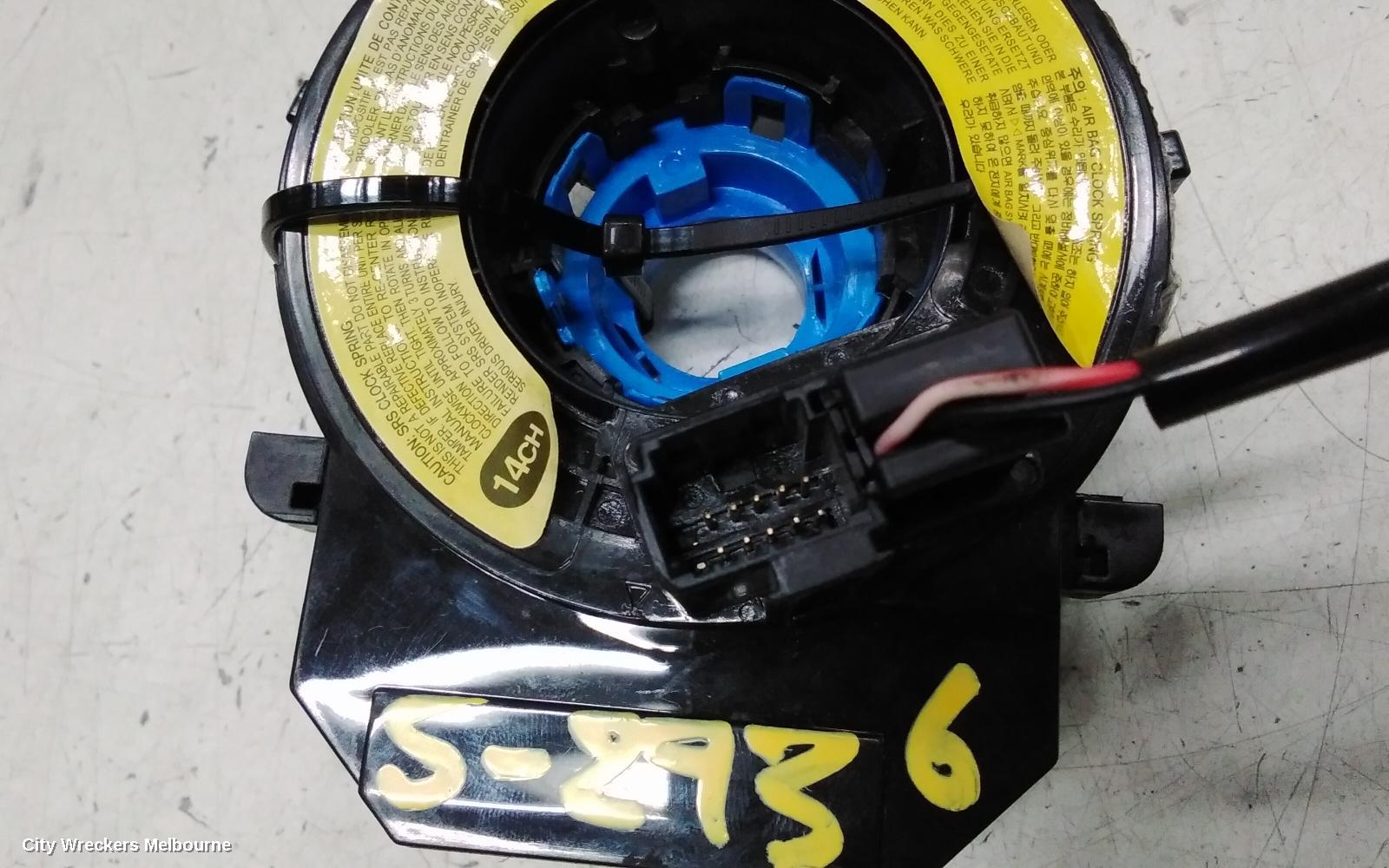 HYUNDAI VELOSTER AIRBAG MODULE/SENSOR, CLOCKSPRING, FS, 10/2011 - 05/2014