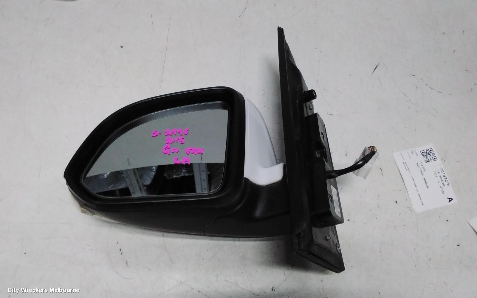 LDV G10 LEFT DOOR MIRROR, SV7A, W/ MANUAL FOLD, NON CAMERA TYPE, COLOUR CODED, WAGON, 04/2015 - 08/2022