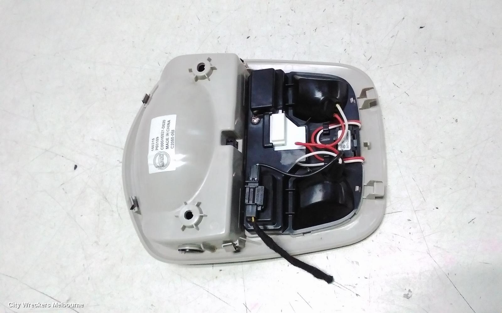 LDV G10 COURTESY LIGHT, FRONT, W/ SUNROOF BUTTONS TYPE, SV7A/SV7C, WAGON/VAN, 04/2015 ONWARDS