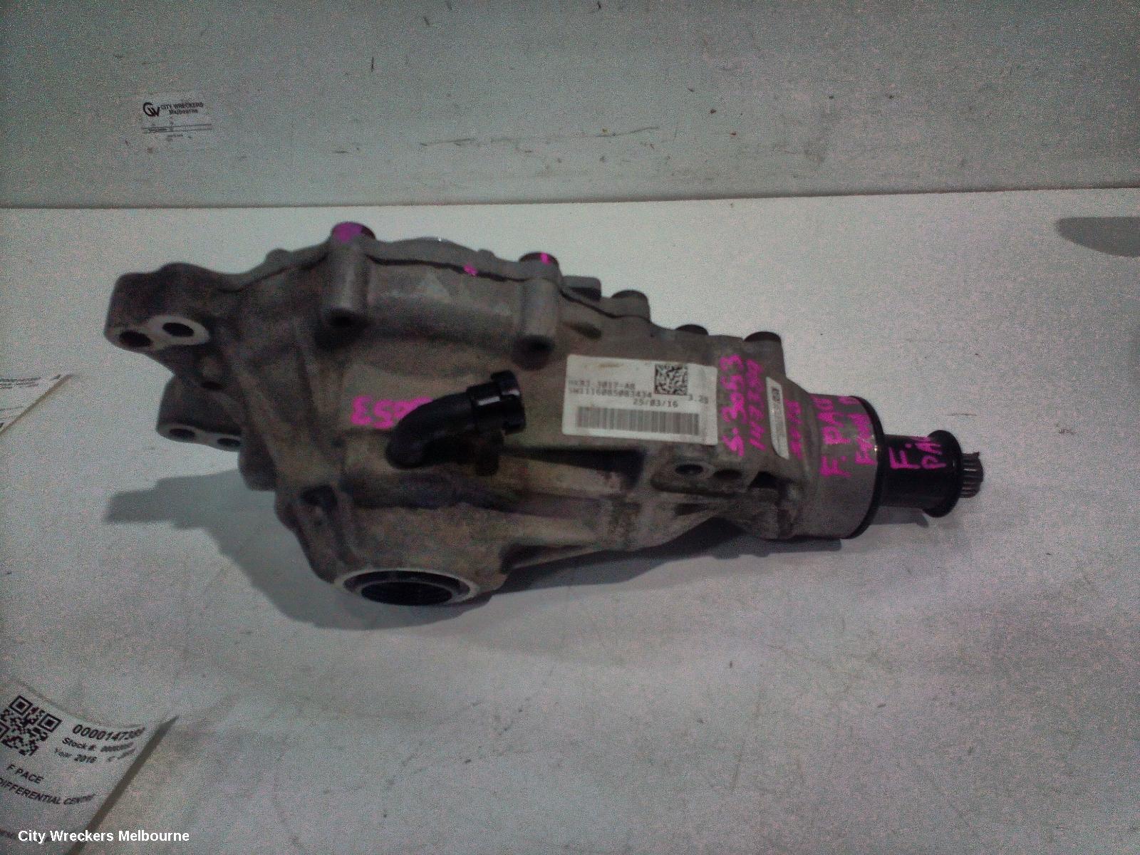 JAGUAR F PACE DIFFERENTIAL CENTRE, X761, FRONT, DIESEL, 2.0, TURBO, 02/2016 - 10/2020