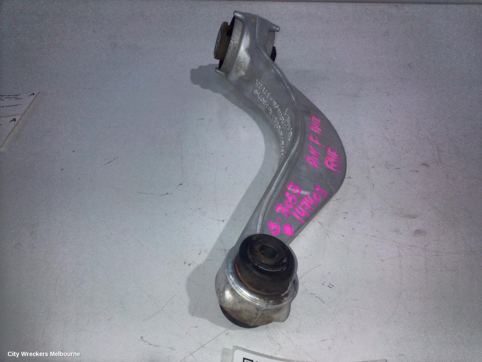 JAGUAR F PACE RIGHT FRONT LOWER CONTROL ARM, X761, REAR, 02/2016 ONWARDS