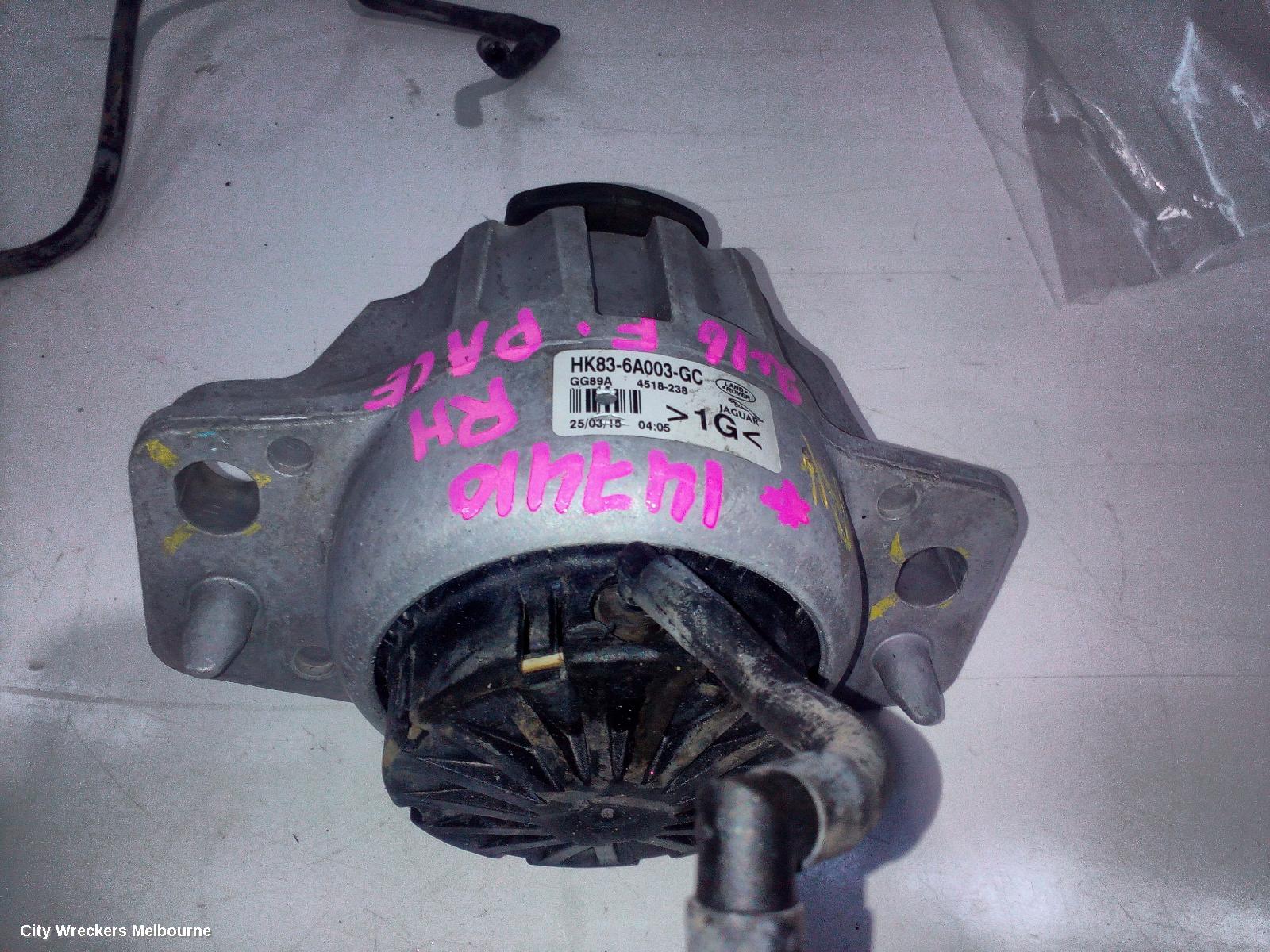JAGUAR F PACE MOUNT, ENGINE MOUNT (RH SIDE), DIESEL, 2.0, TURBO, X761, 02/2016 - 10/2020