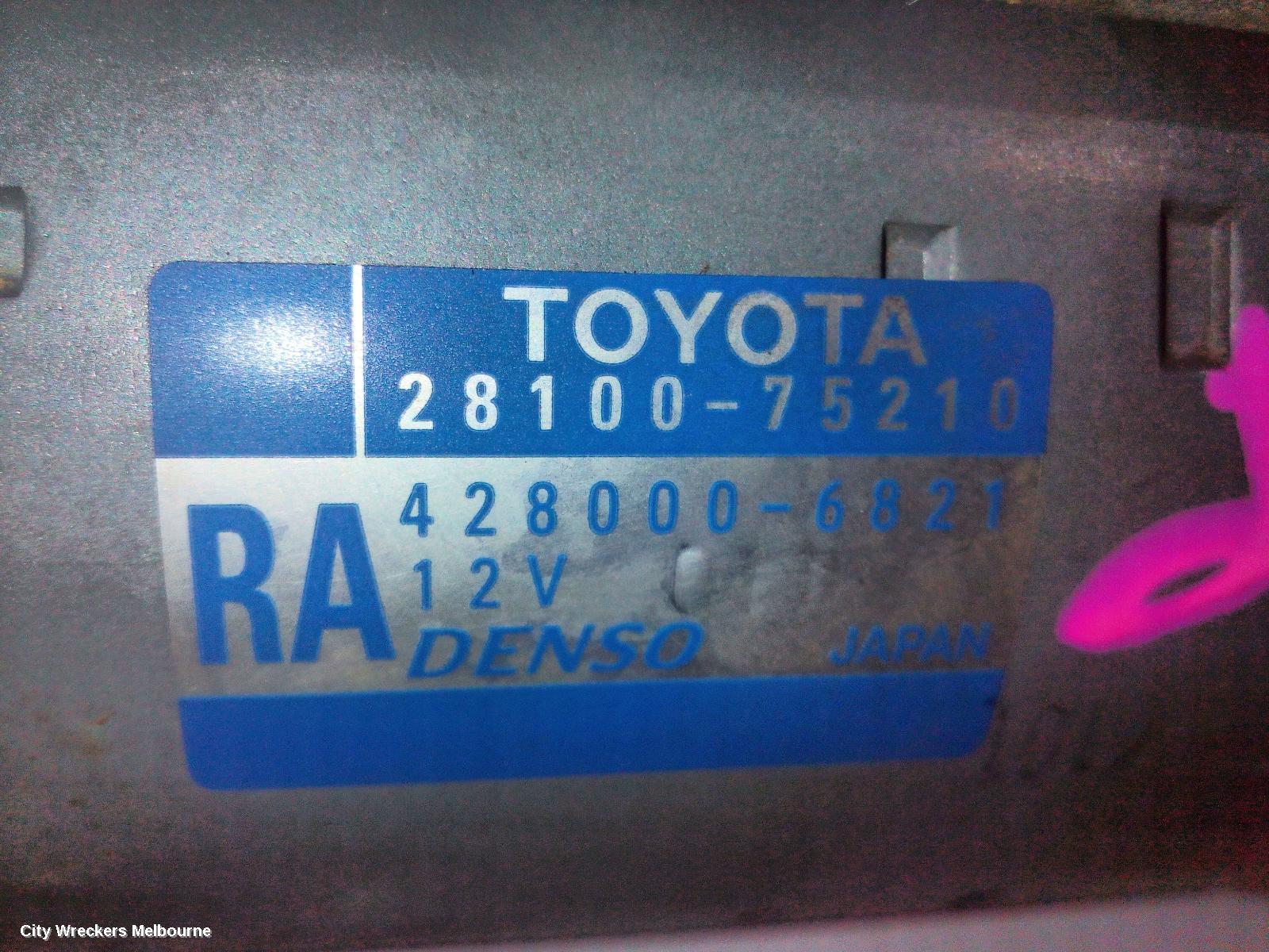 TOYOTA HIACE STARTER, PETROL, 2.7, 2TR-FE, TRH, 01/2005 - 04/2019