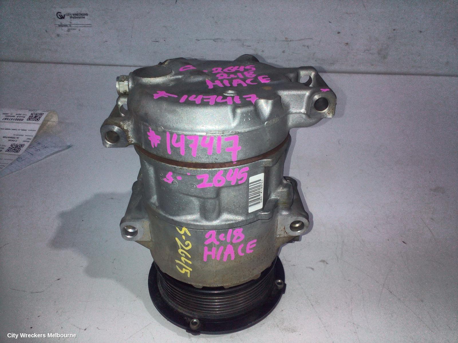 TOYOTA HIACE A/C COMPRESSOR, TRH, 2.7, 2TR-FE, PETROL, 01/2005 - 04/2019