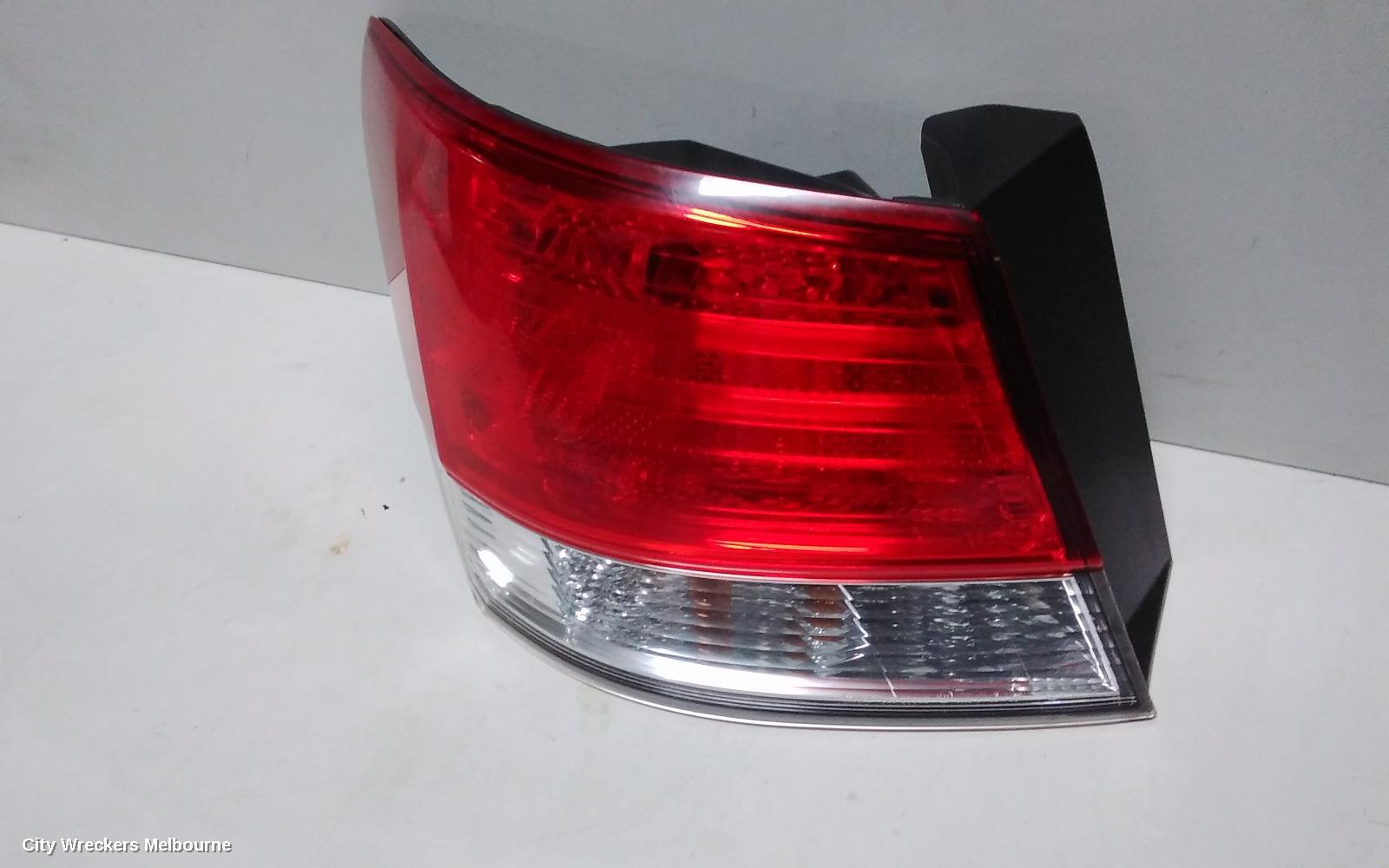 SUBARU LIBERTY LEFT TAILLIGHT, 5TH GEN, SEDAN, IN BODY, 07/2009 - 11/2014